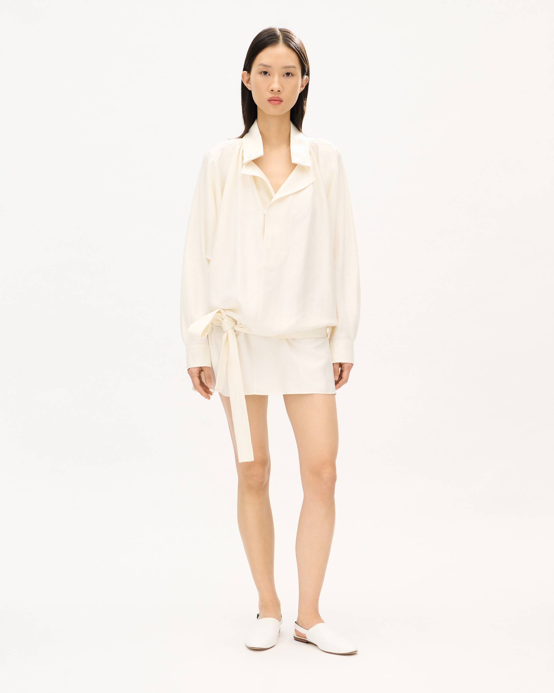 Oversize-Blusenkleid 