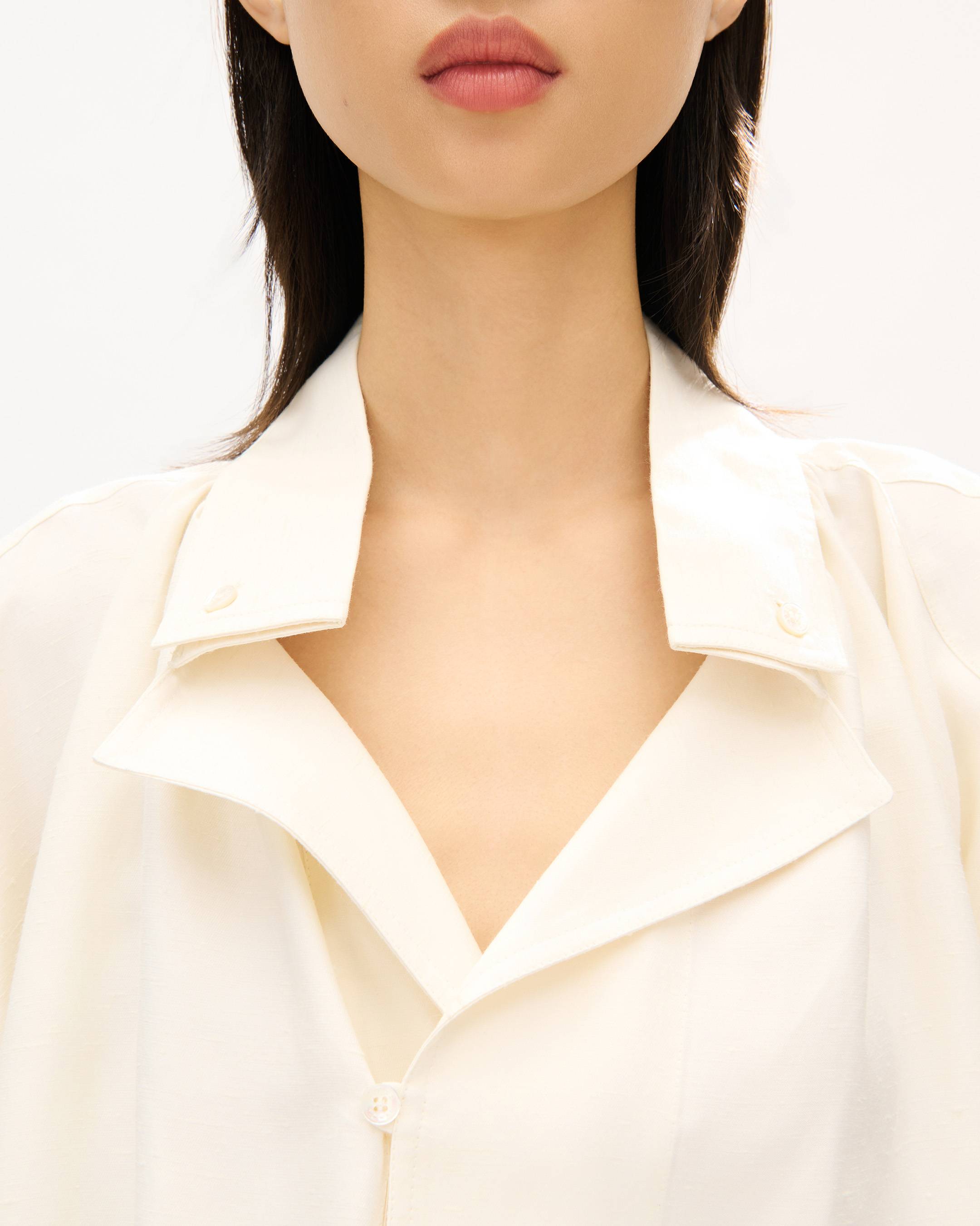 Oversize-Blusenkleid 