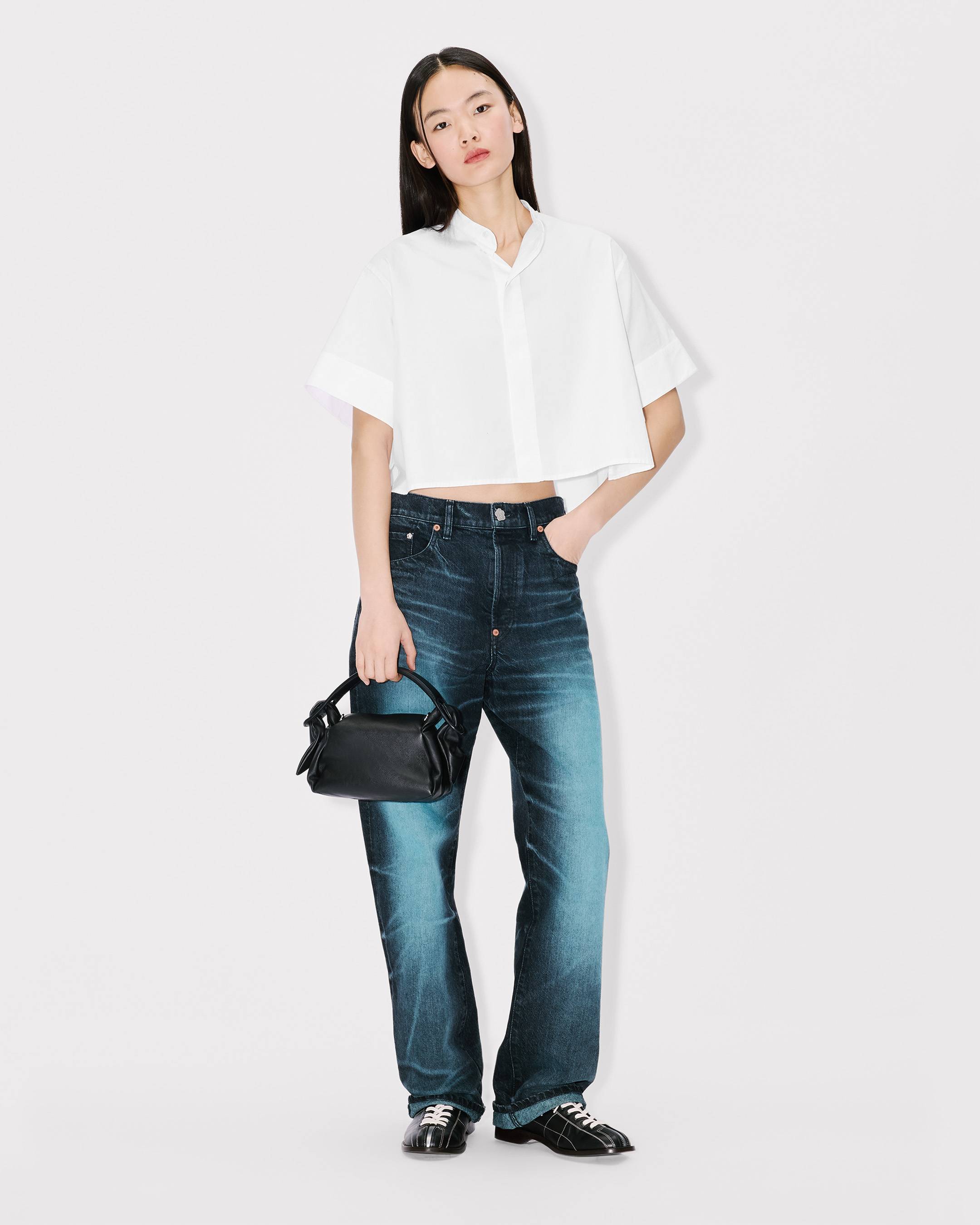 Borsa mini a tracolla in pelle 'KENZO Furoshiki'