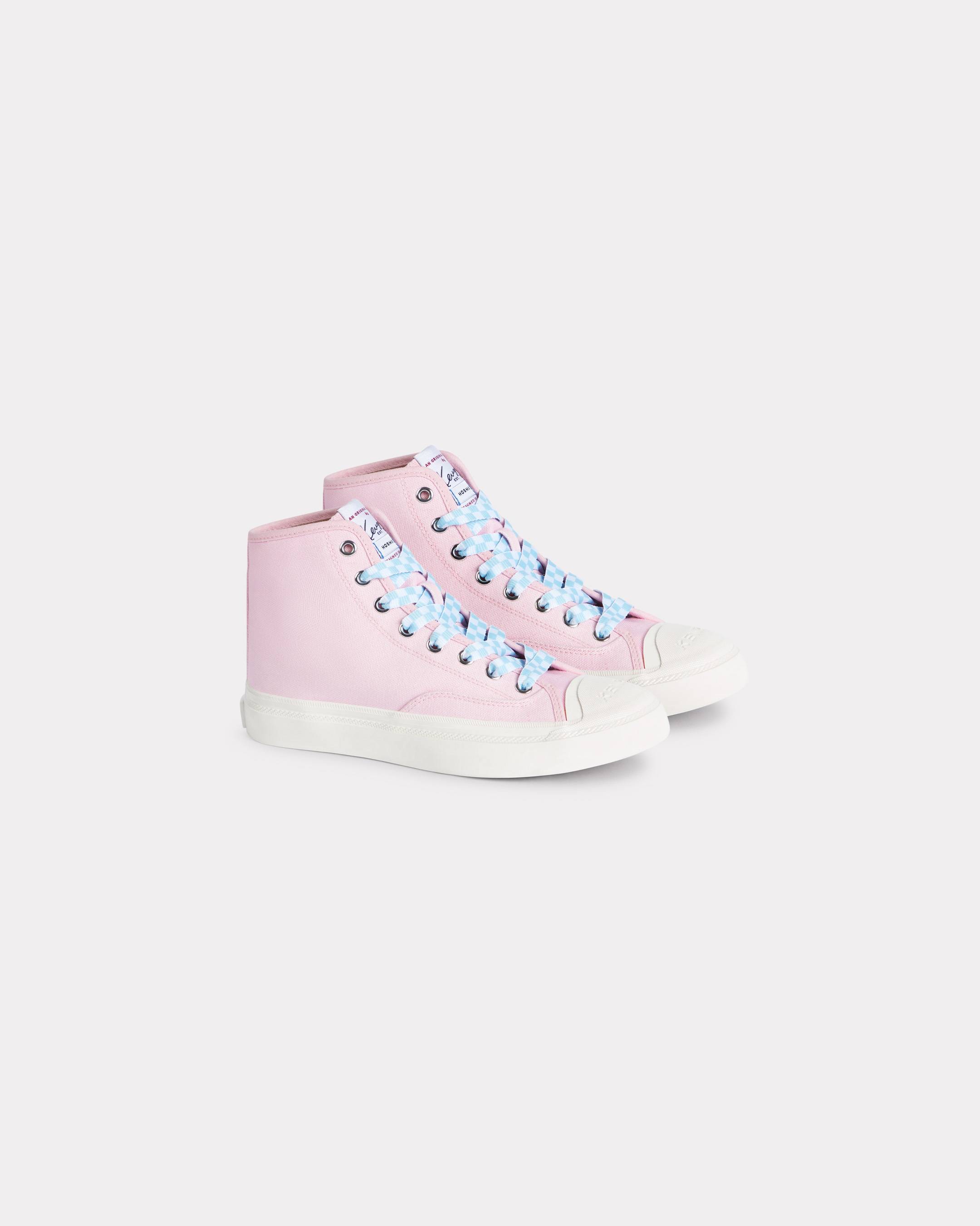 'KENZO Hoshi' high top sneakers in cotton canvas