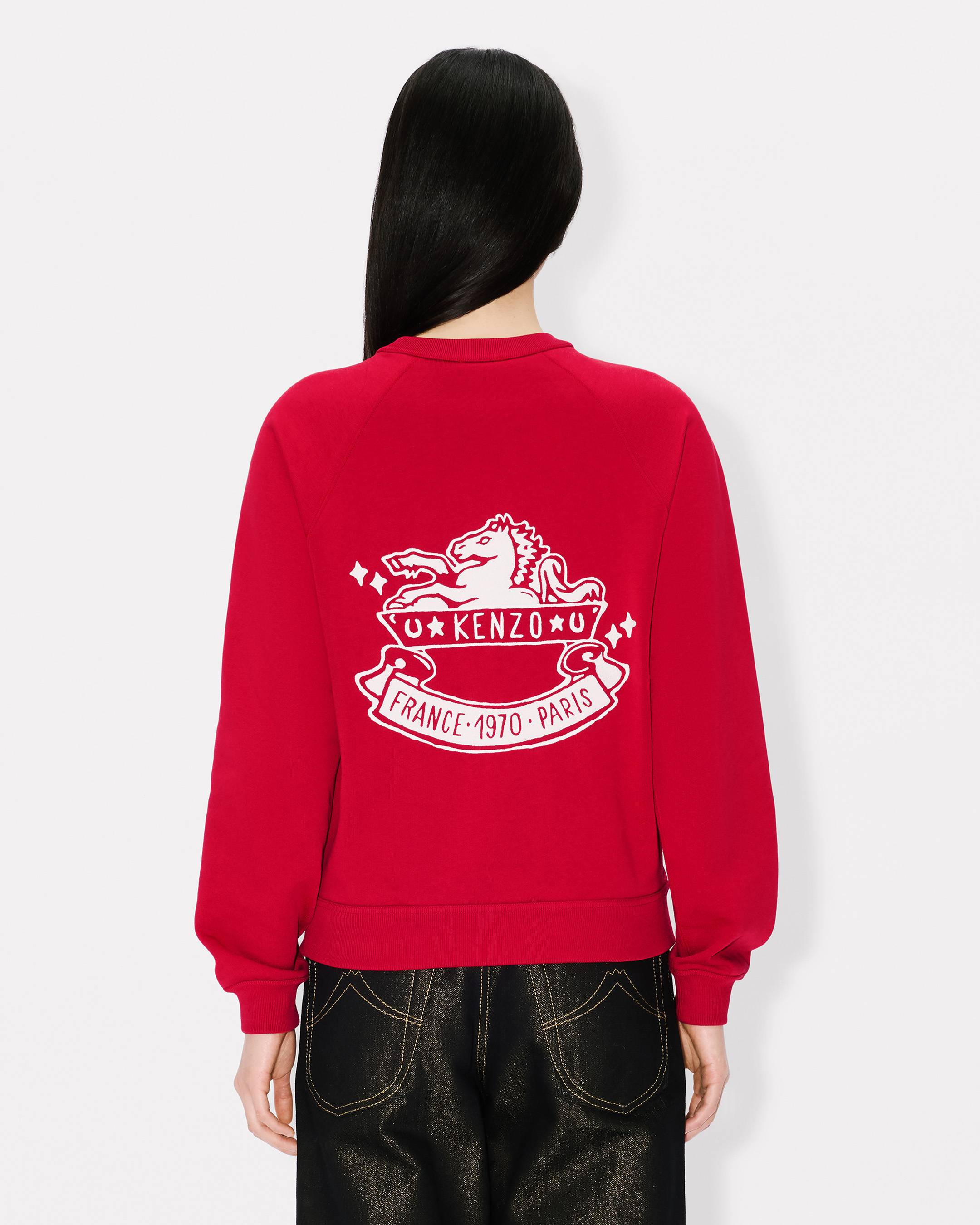 'Lunar New Year' embroidered sweatshirt in cotton