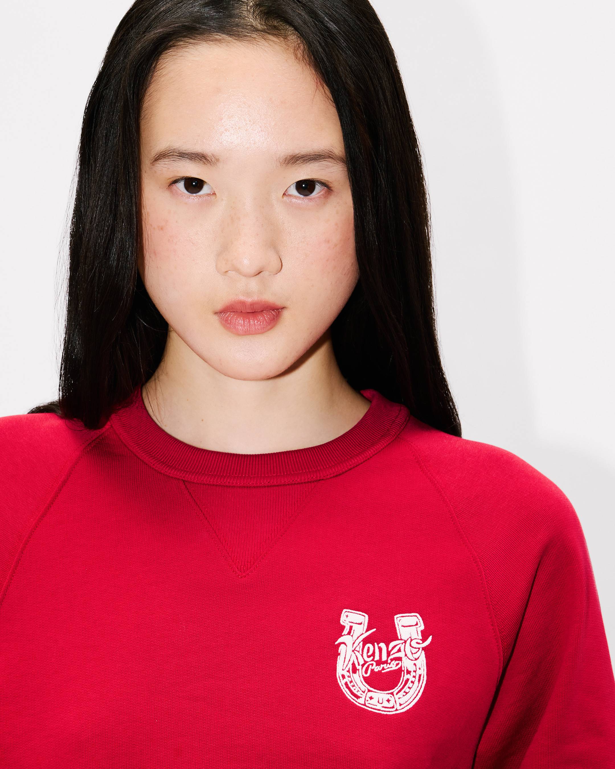 'Lunar New Year' embroidered sweatshirt in cotton