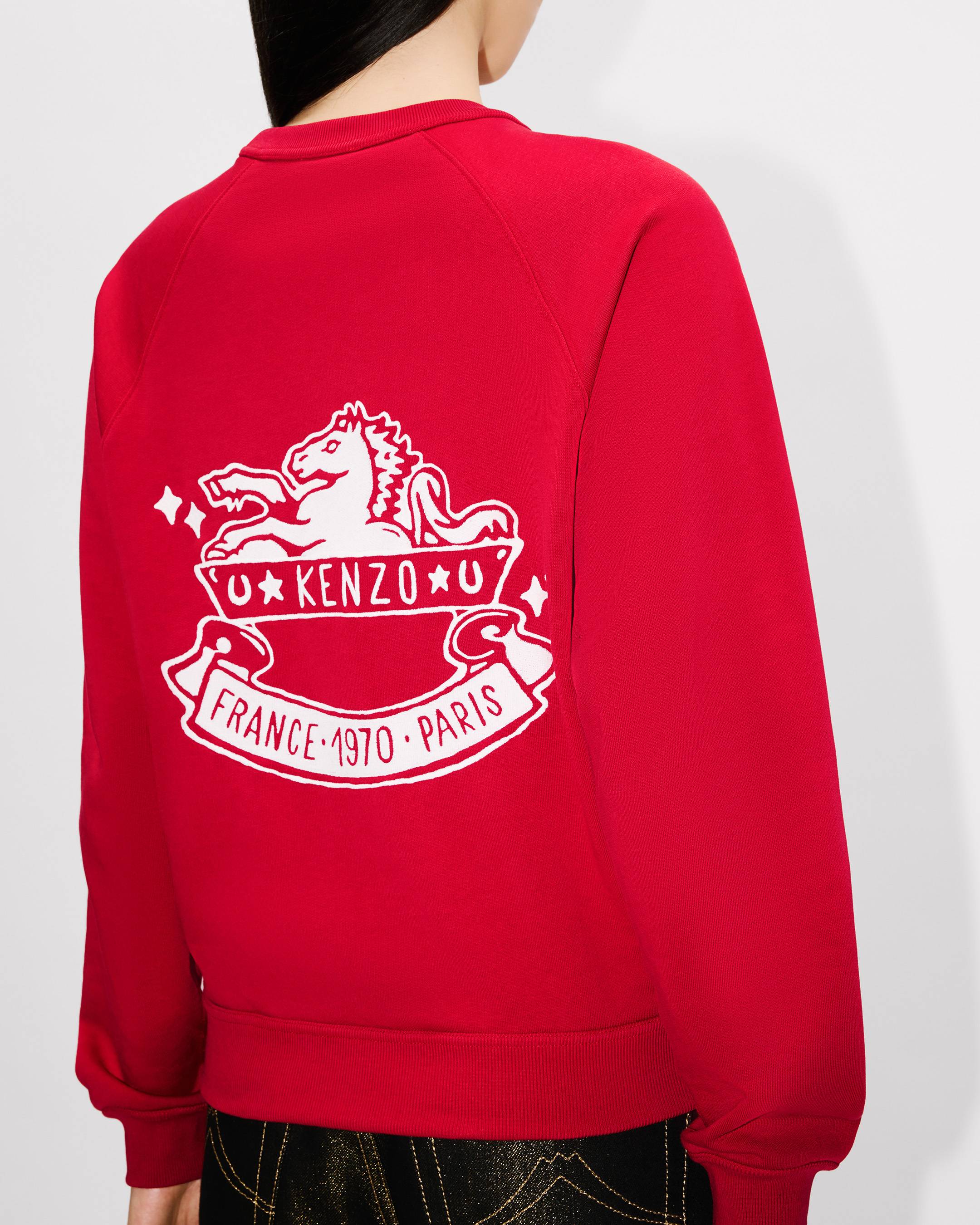 'Lunar New Year' embroidered sweatshirt in cotton