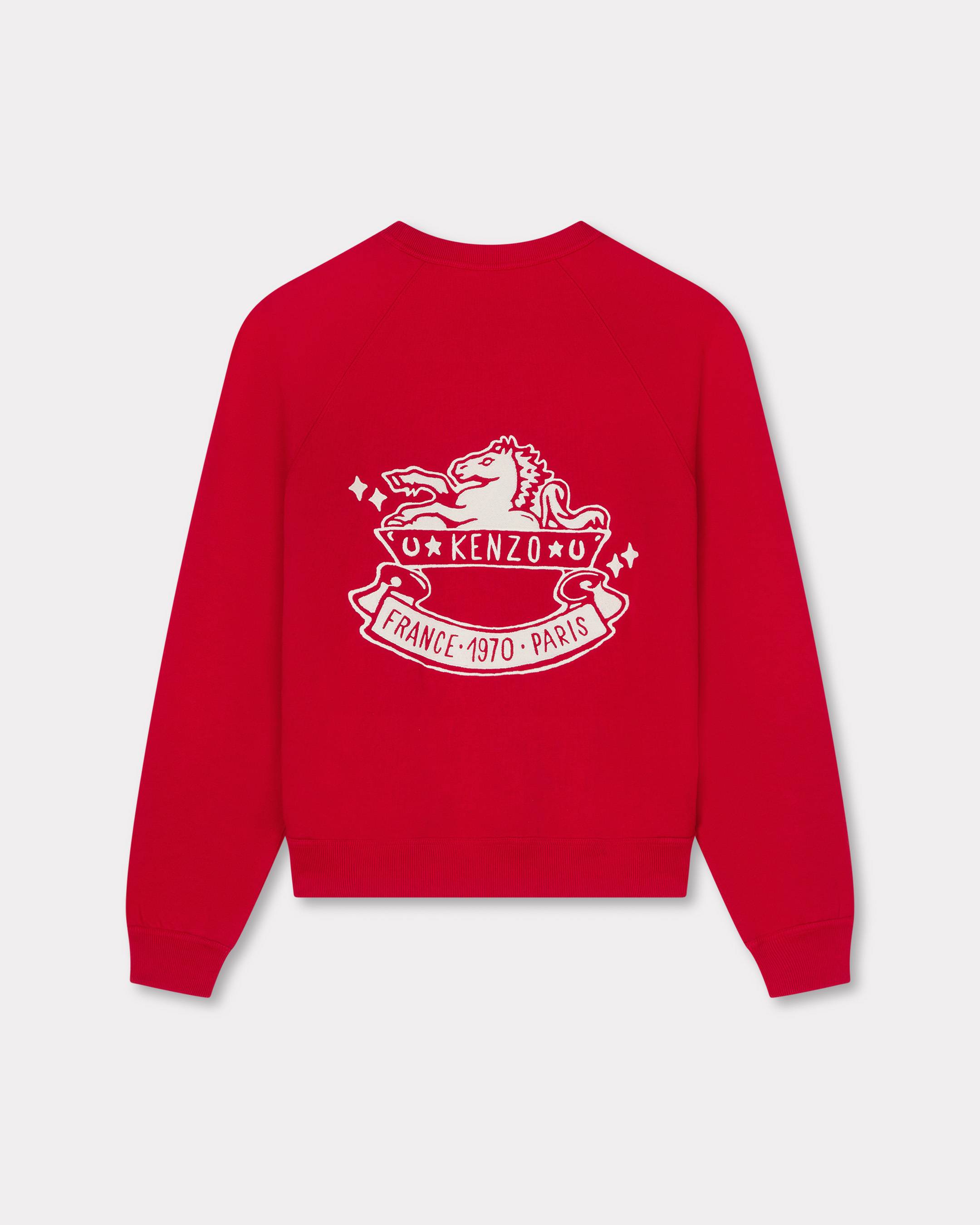 'Lunar New Year' embroidered sweatshirt in cotton