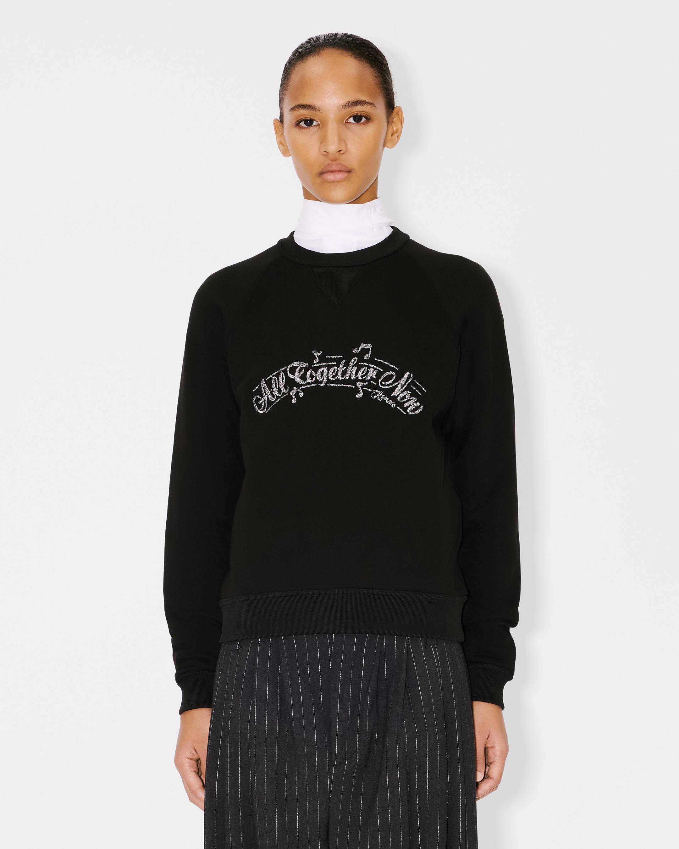 KENZO Winter Holidays' embroidered sweatshirt in cotton | KENZO