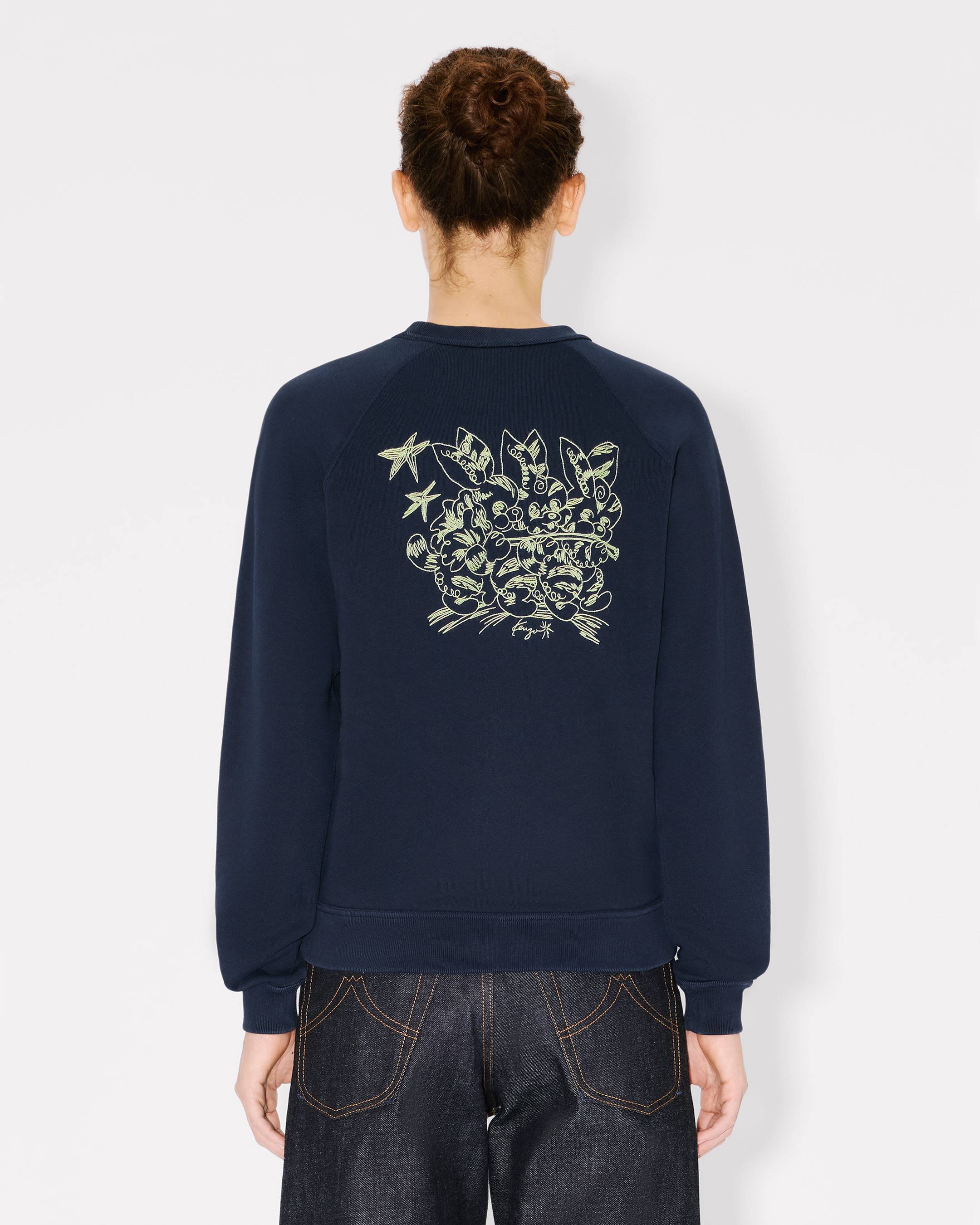 'KENZO Cartoon' エンブロイダリー スウェット イン コットン