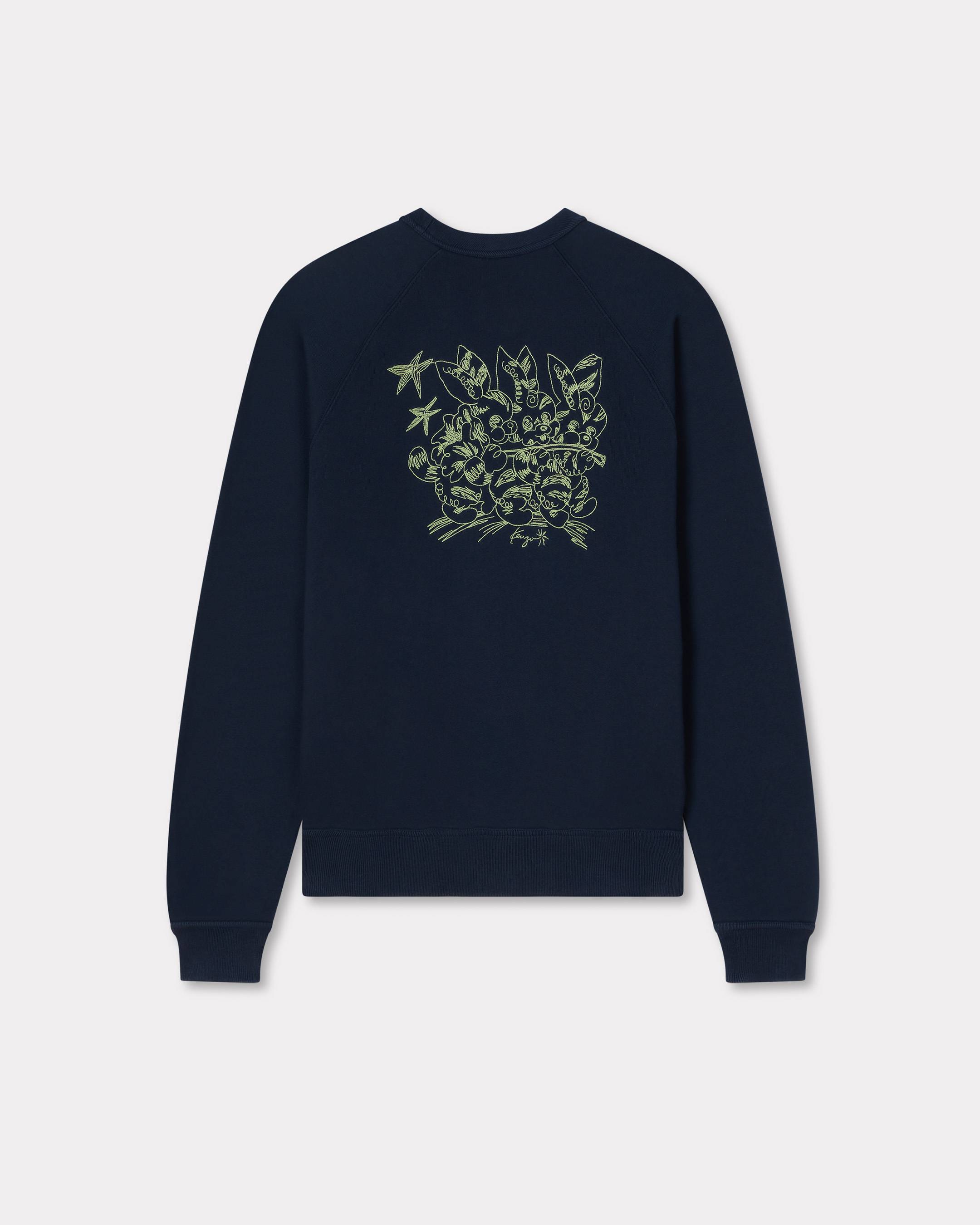 'KENZO Cartoon' エンブロイダリー スウェット イン コットン