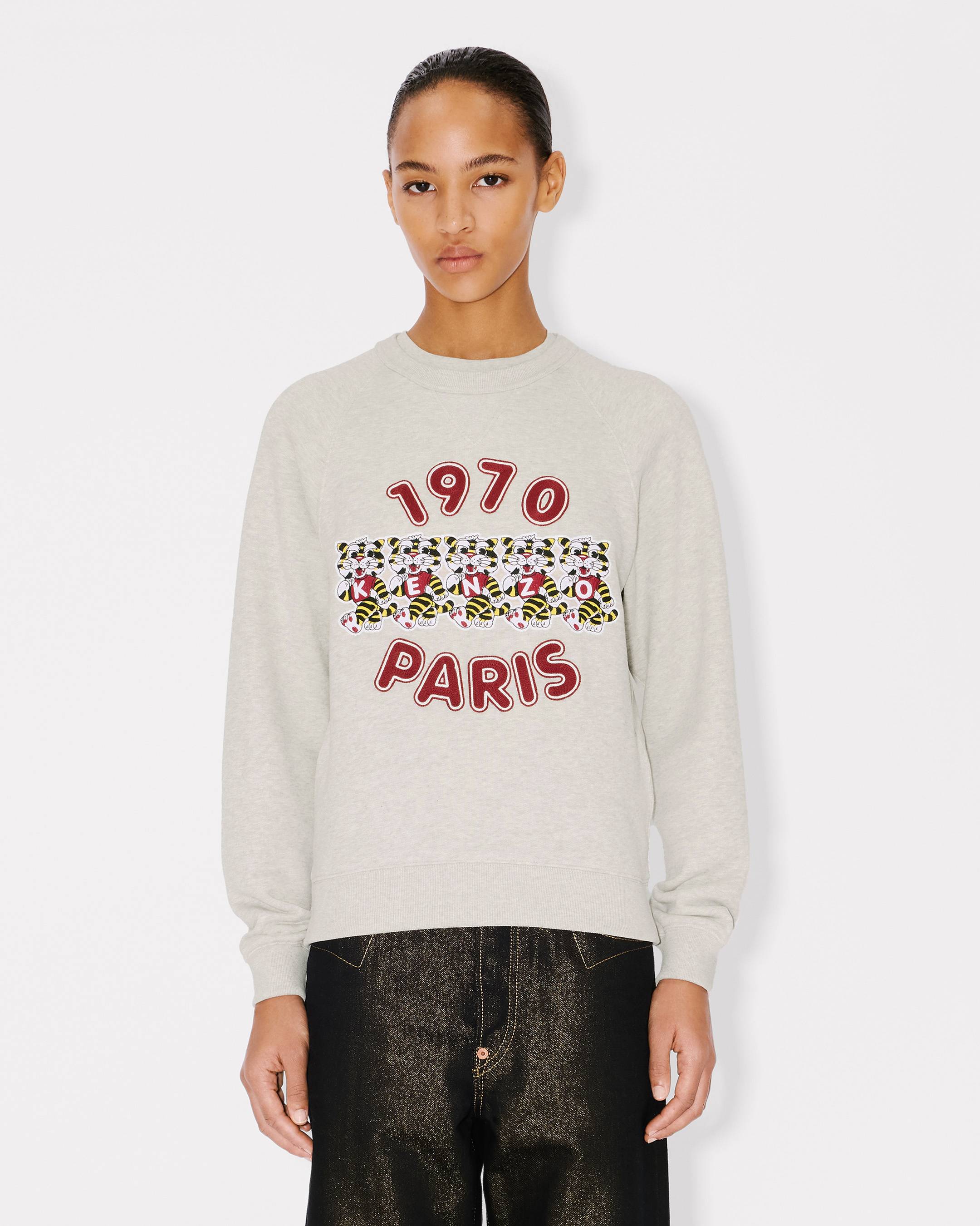 'KENZO Wild Tiger' embroidered sweatshirt cotton