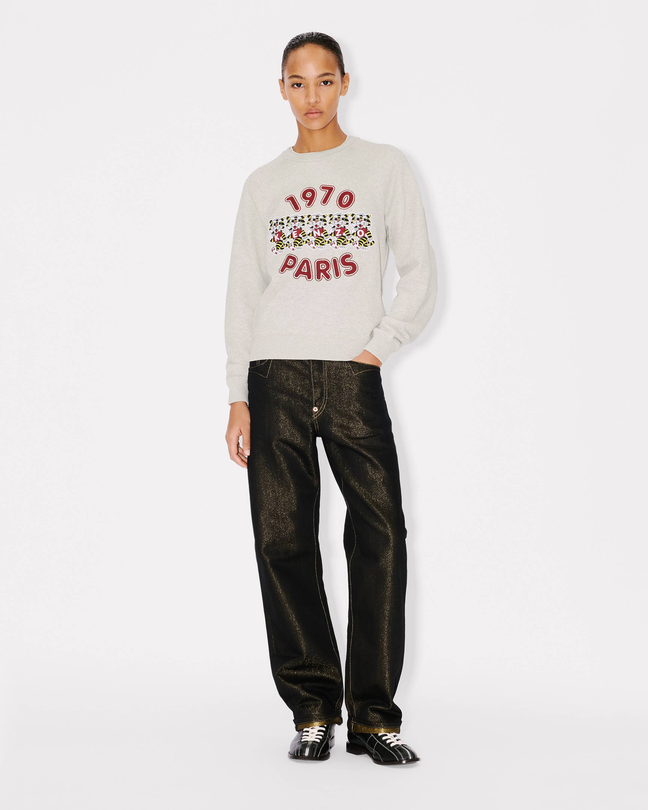 'KENZO Wild Tiger' embroidered sweatshirt cotton