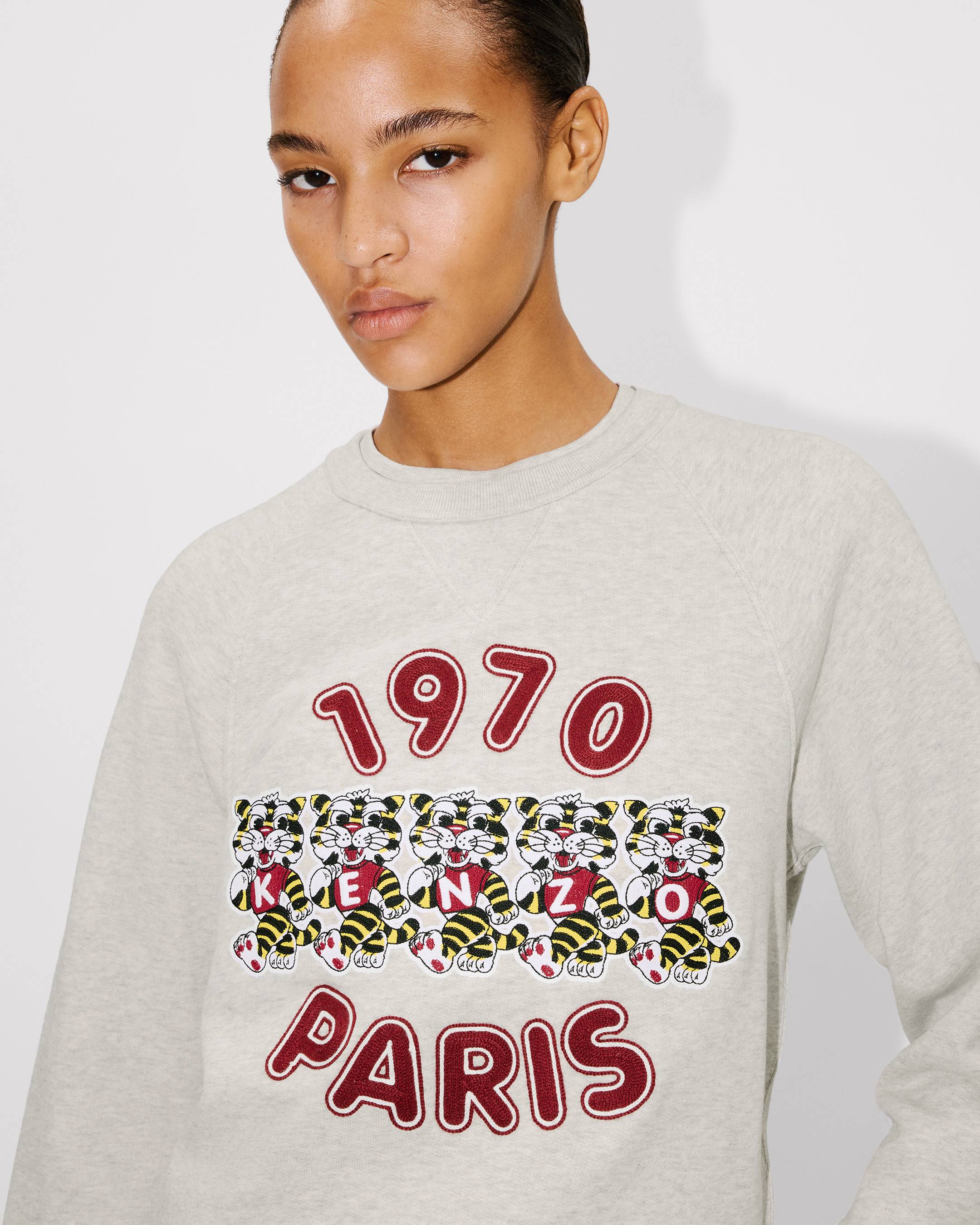 'KENZO Wild Tiger' embroidered sweatshirt cotton