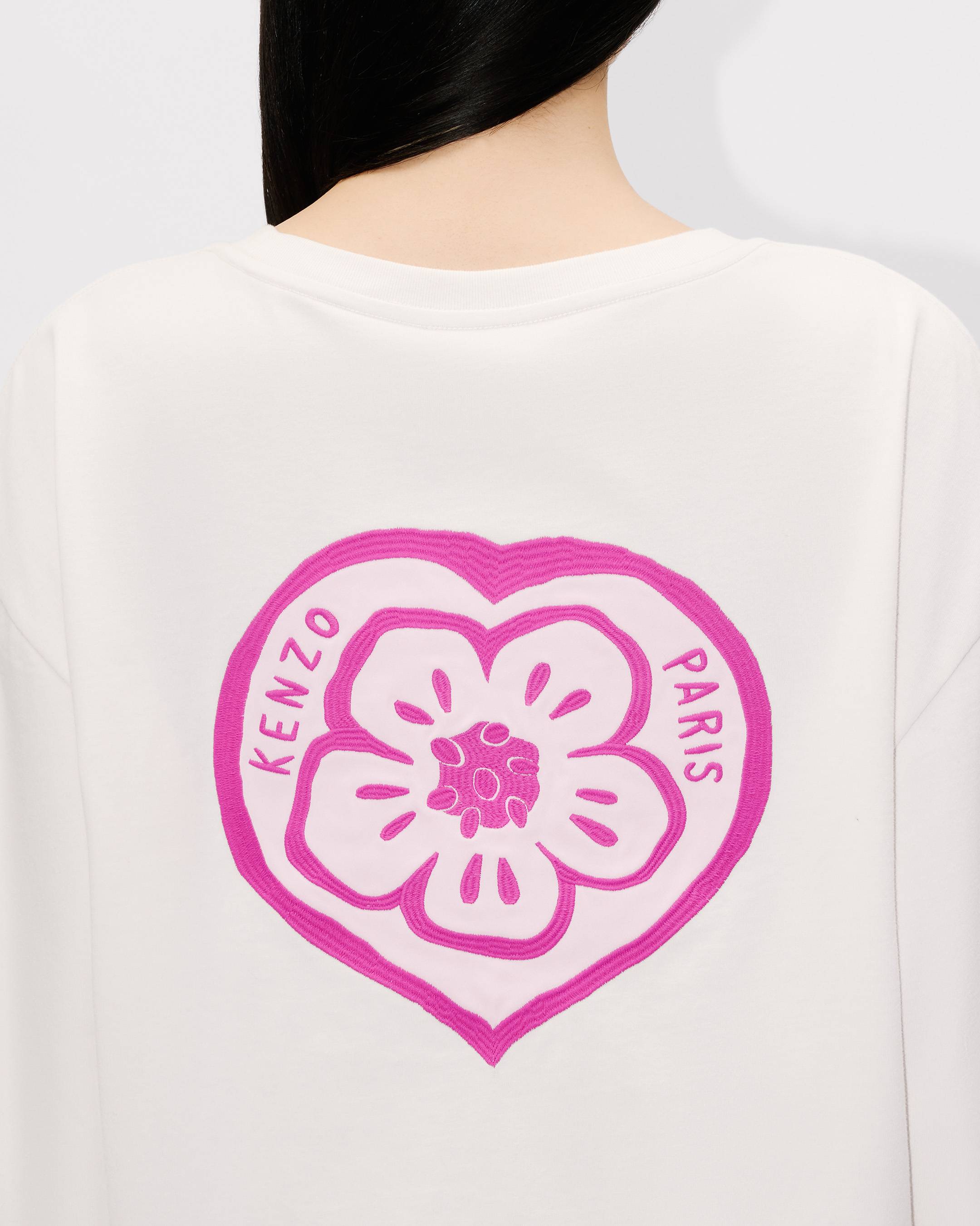 KENZO Boke Heart' long sleeve T-shirt in cotton | Women's | KENZO