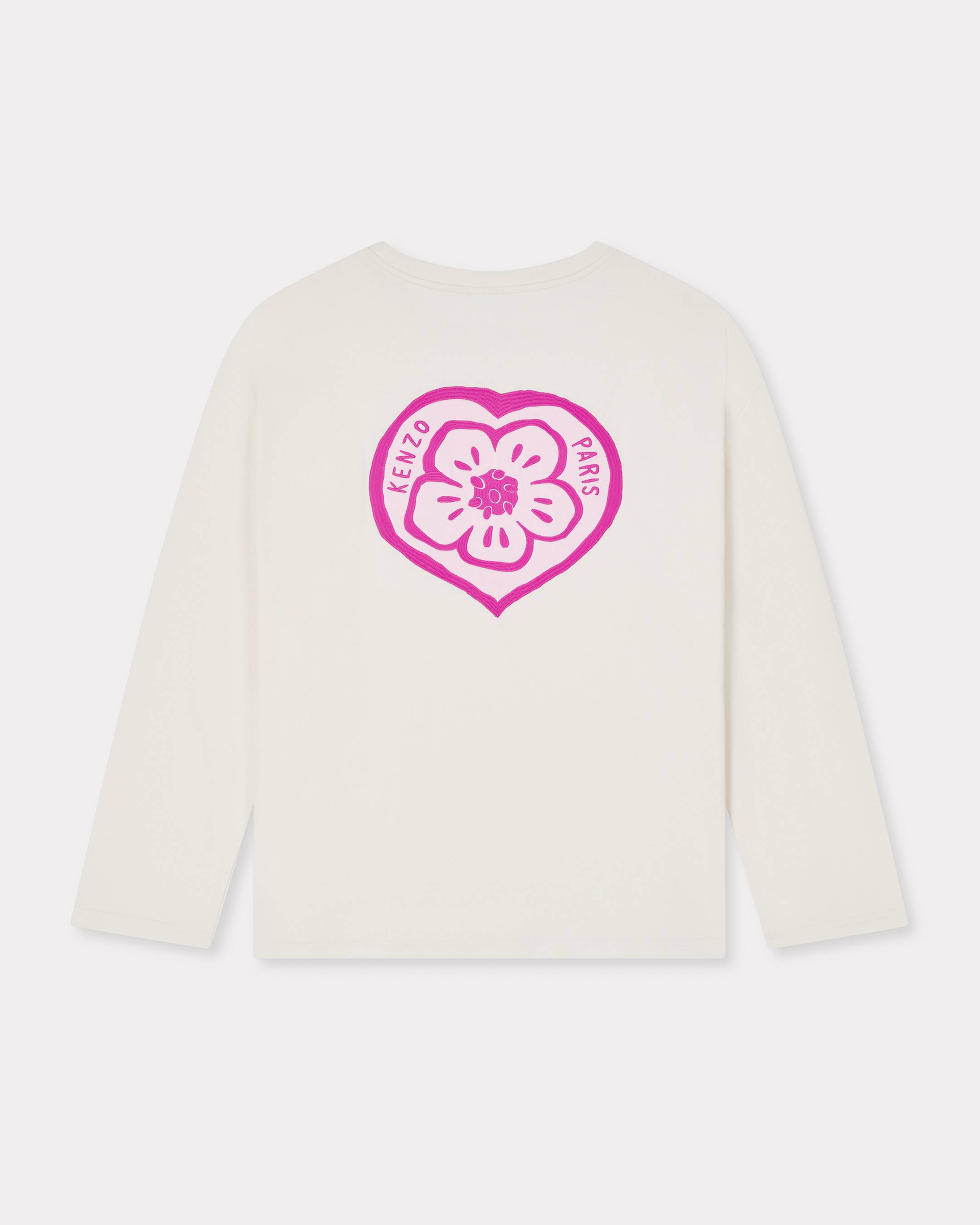 T-shirt a maniche lunghe in cotone ‘KENZO Boke Heart’