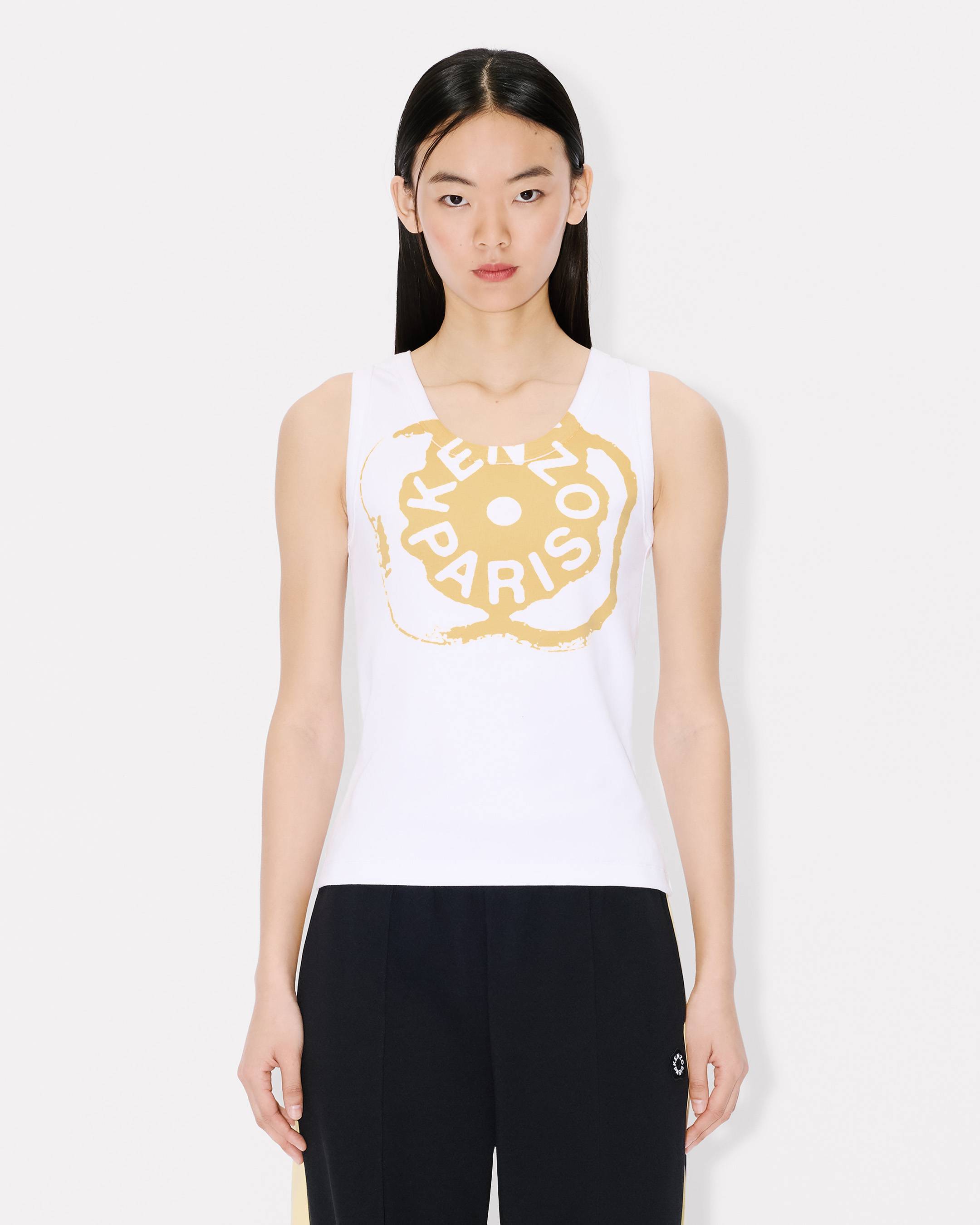'Boke Flower 2.0' rib tank top