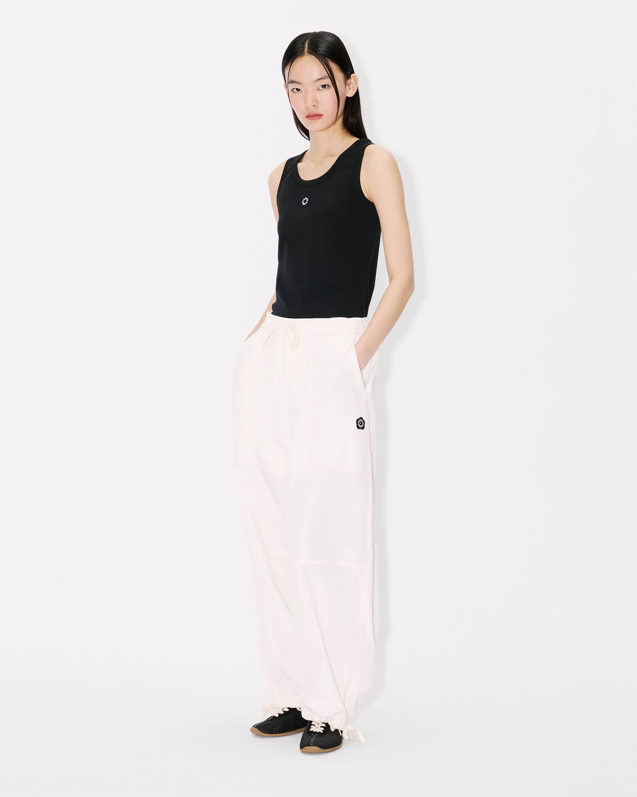 'Boke Flower 2.0' embroidered rib tank top