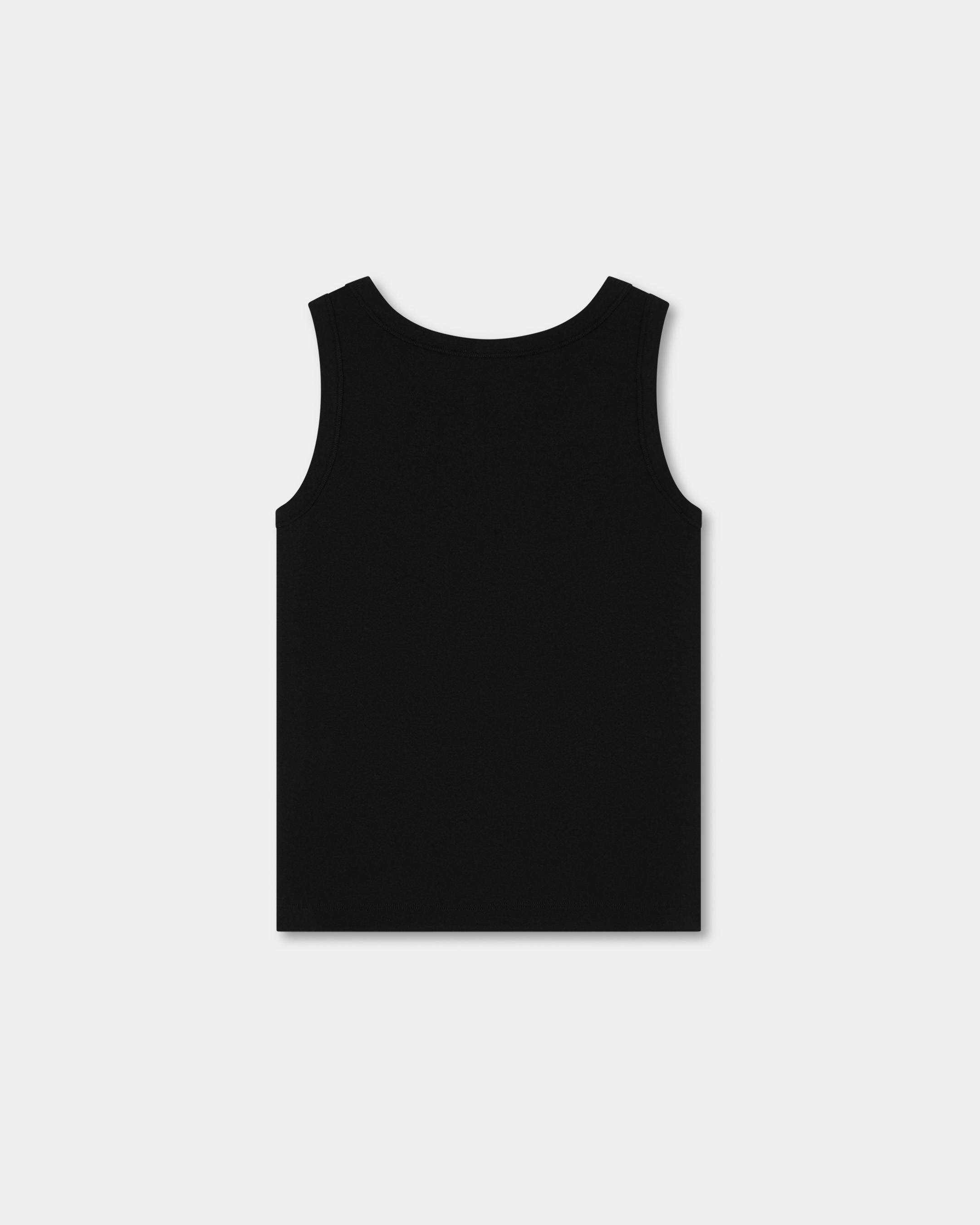 'Boke Flower 2.0' embroidered rib tank top