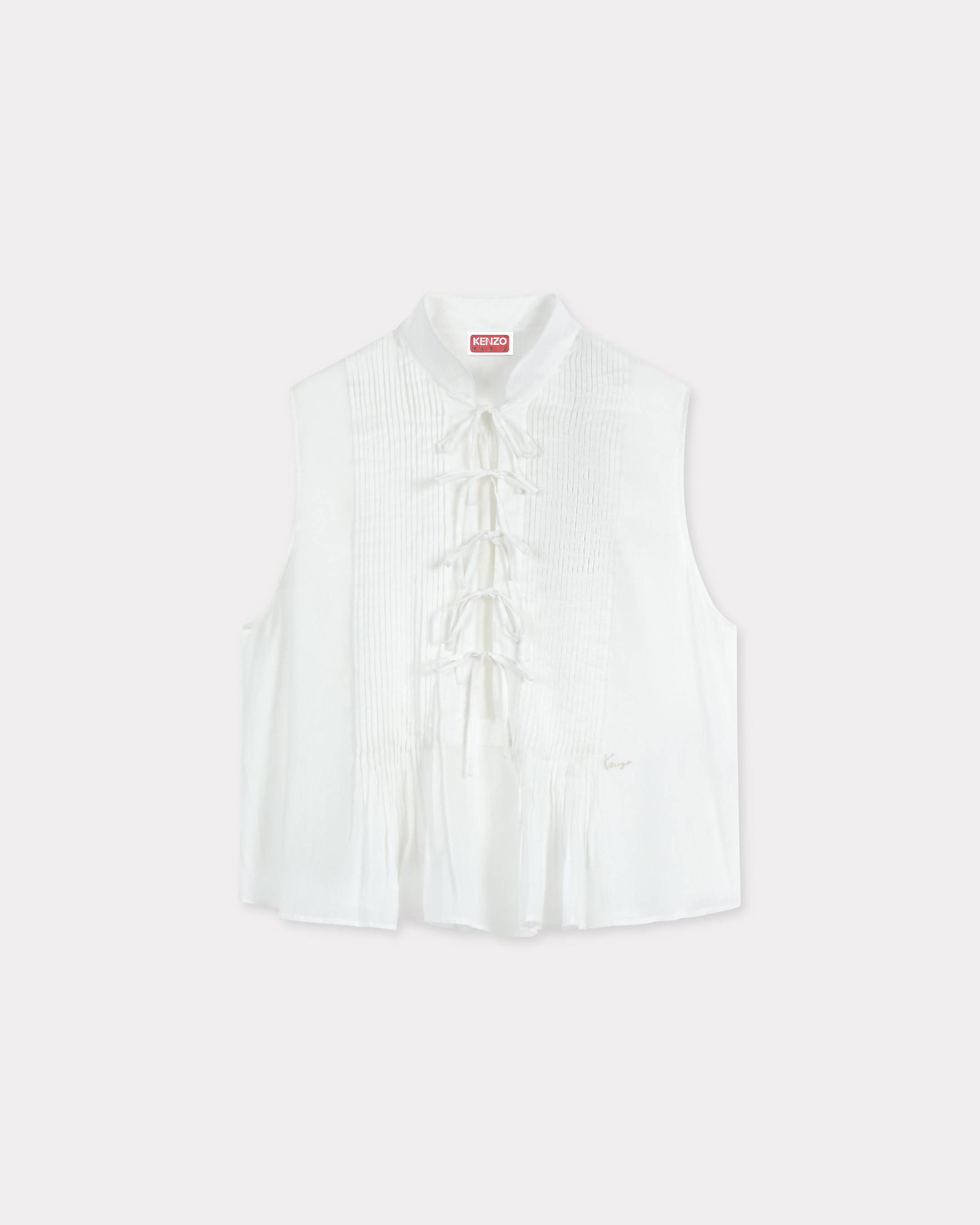 Light sleeveless top in cotton