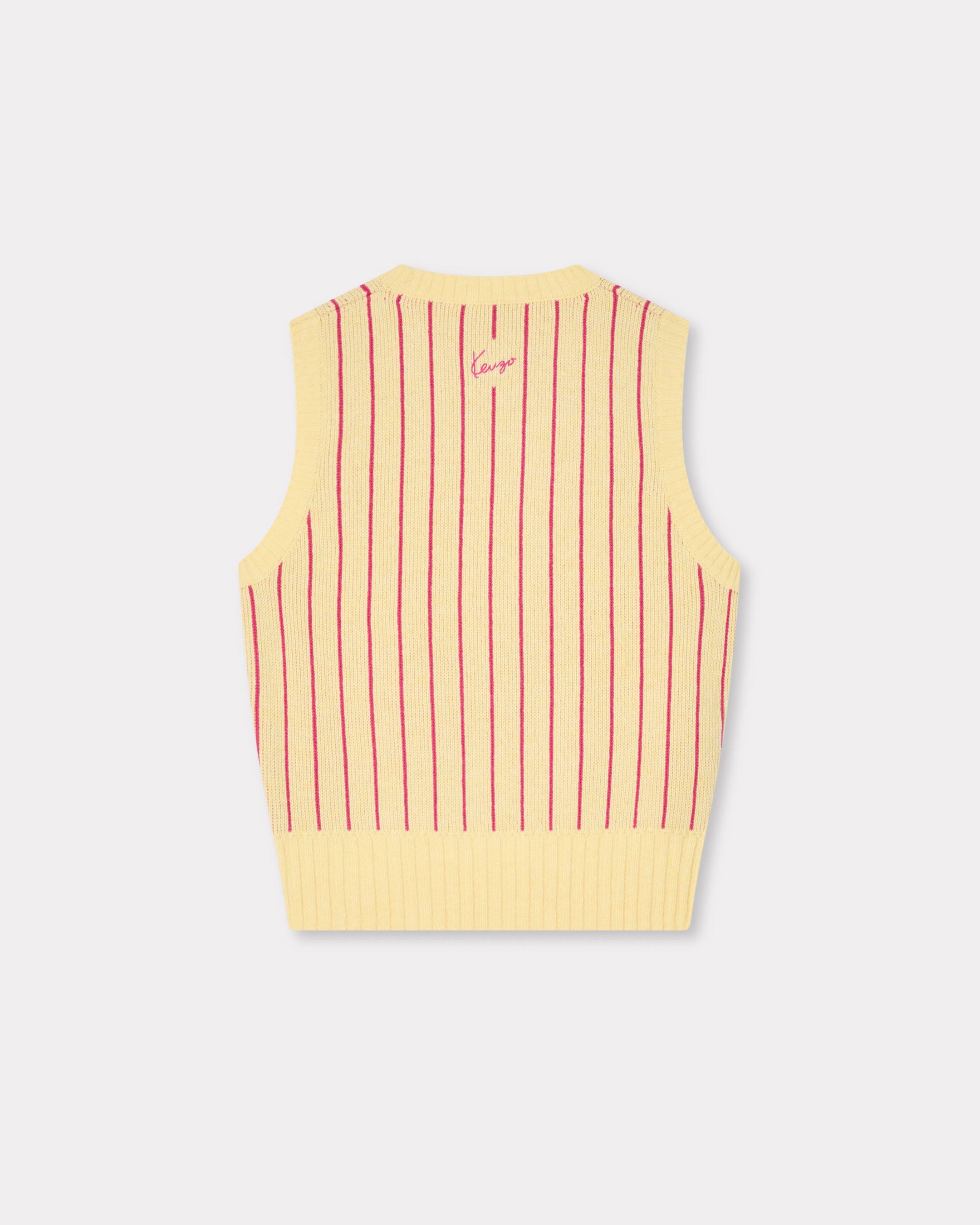 'KENZO Trompe l'&oelig;il' ベスト イン ウール コットン