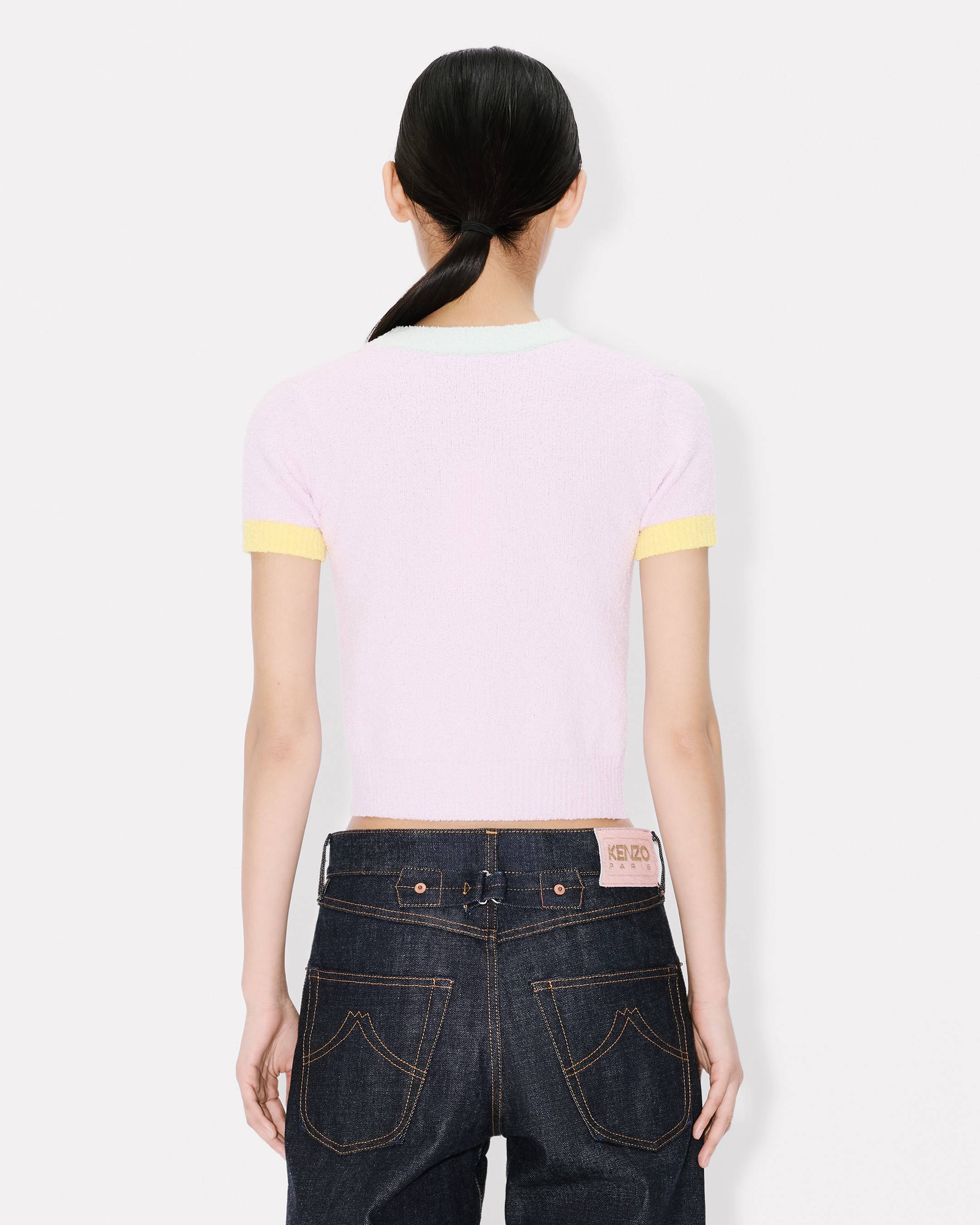 'KENZO Cartoon' クロップド トップス イン スポンジー コットン