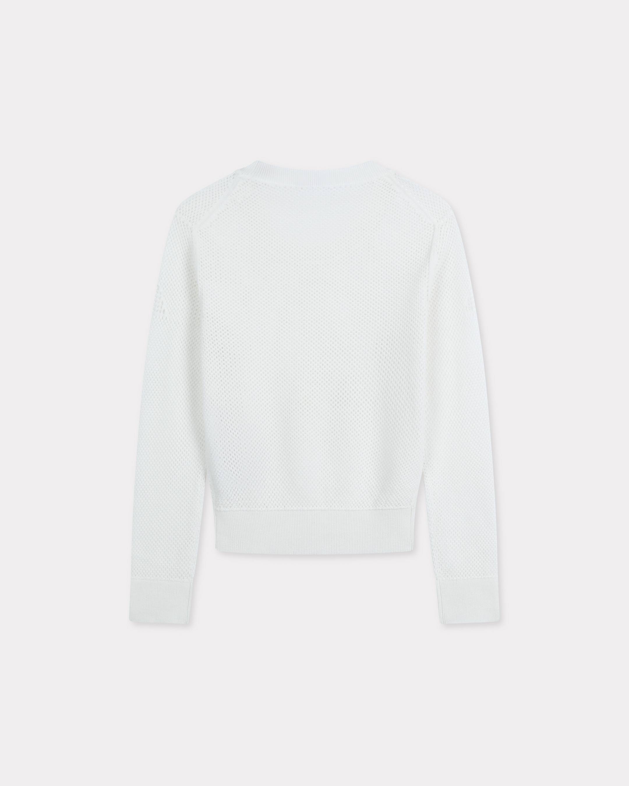 Top cropped &agrave; manches longues 'KENZO Cartoon' en coton