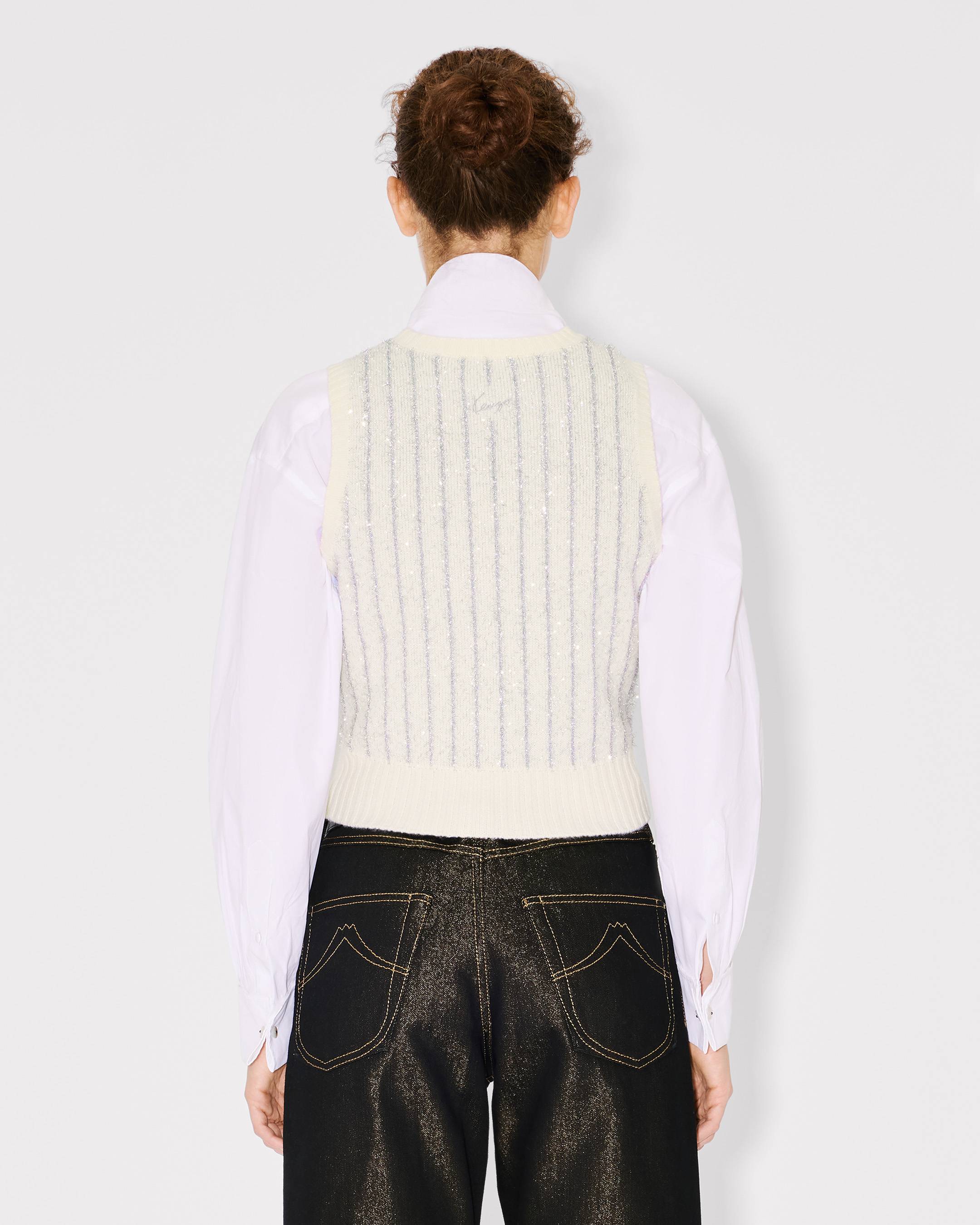 'KENZO Trompe l'&oelig;il' ベスト イン ウール コットン