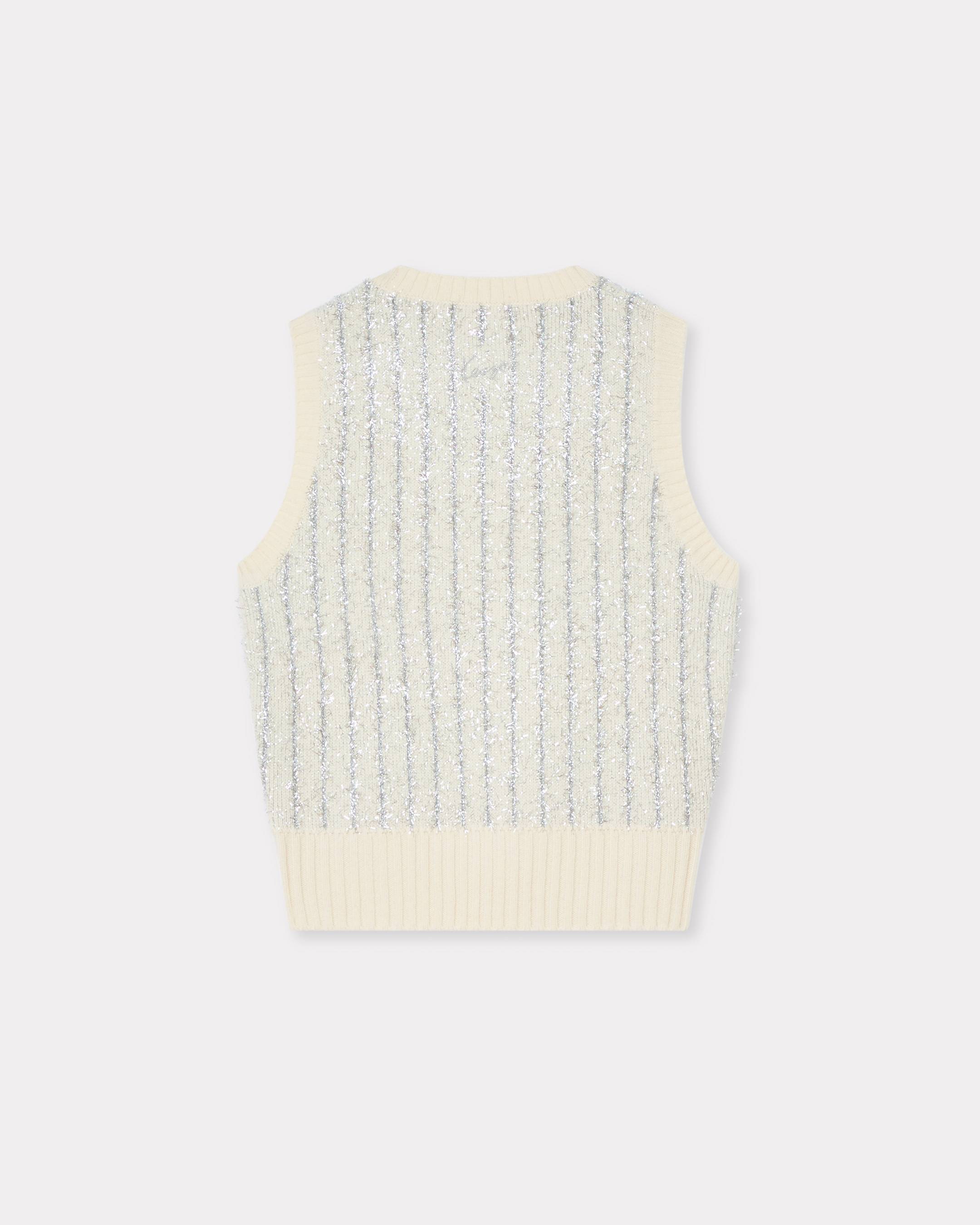 'KENZO Trompe l'&oelig;il' ベスト イン ウール コットン