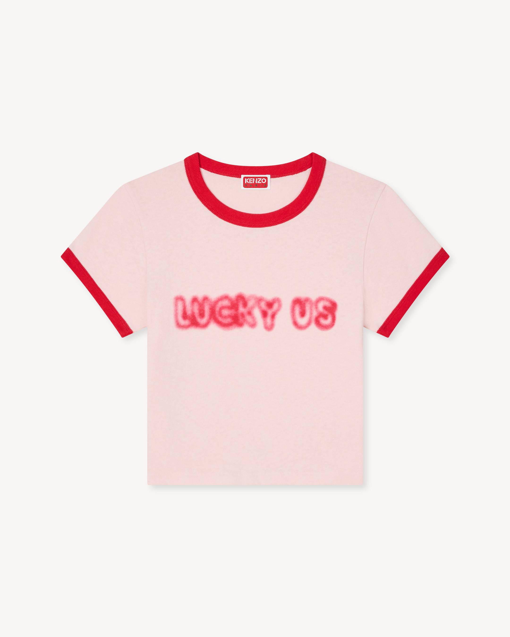 KENZO Words' cropped T-shirt in cotton | KENZO