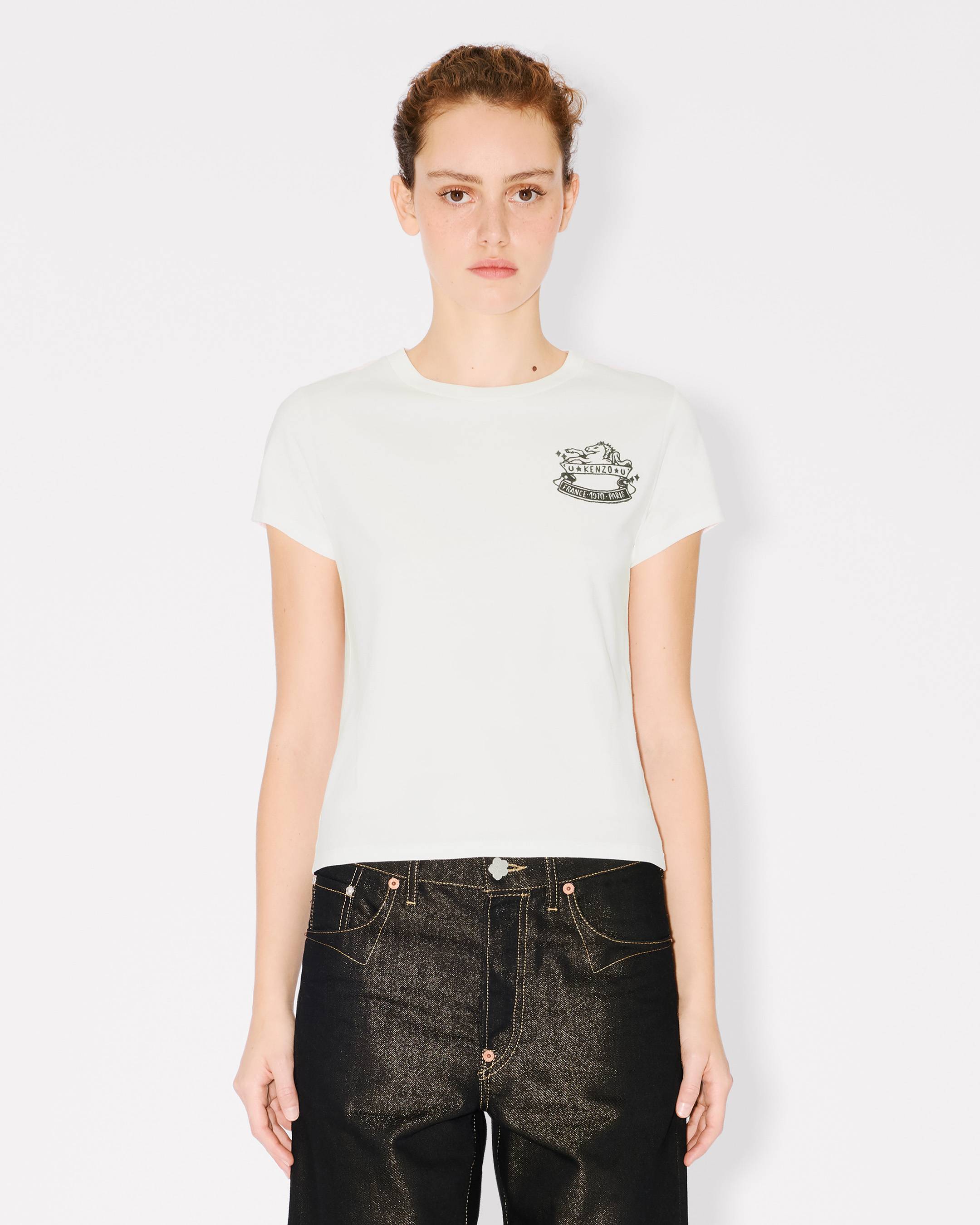 T-shirt brod&eacute; 'Lunar New Year' en coton