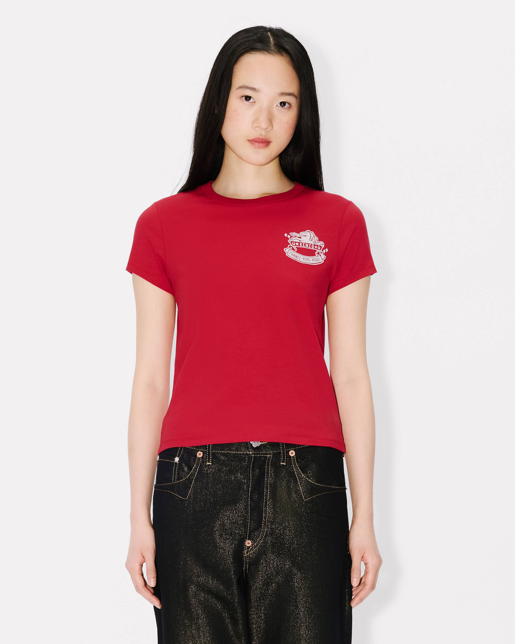 'Lunar New Year' embroidered T-shirt in cotton