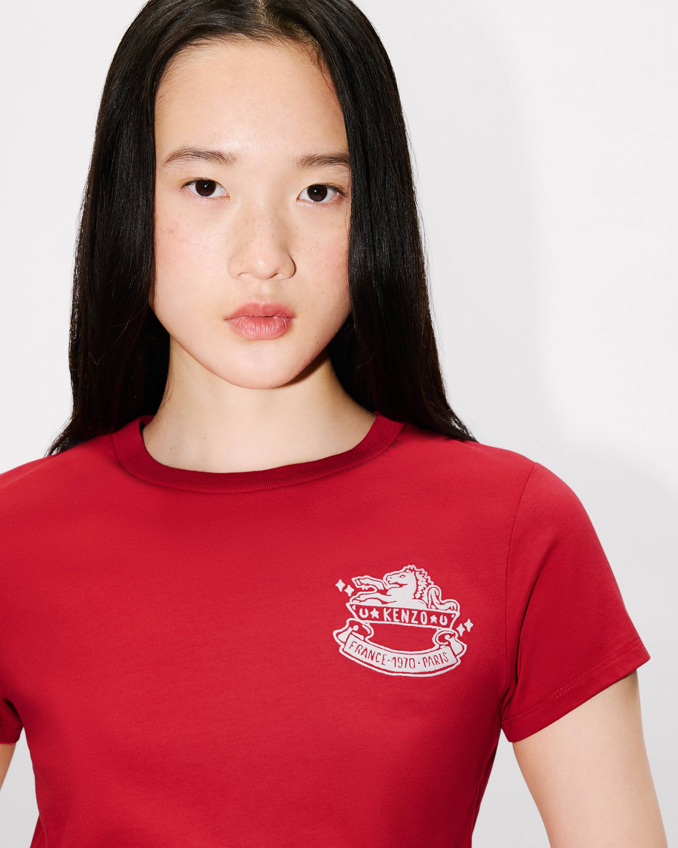 'Lunar New Year' embroidered T-shirt in cotton