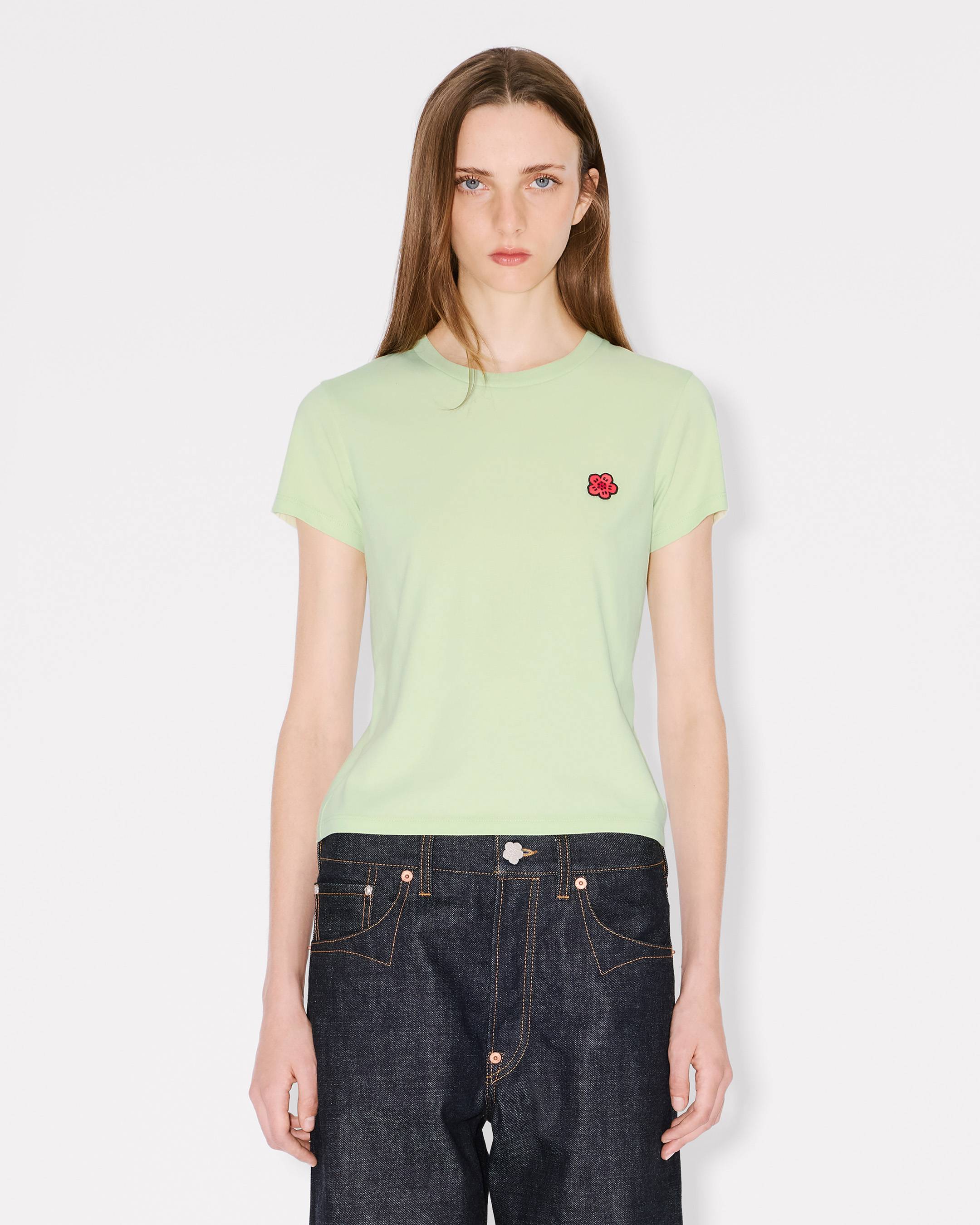 'Boke Flower' embroidered T-shirt in cotton