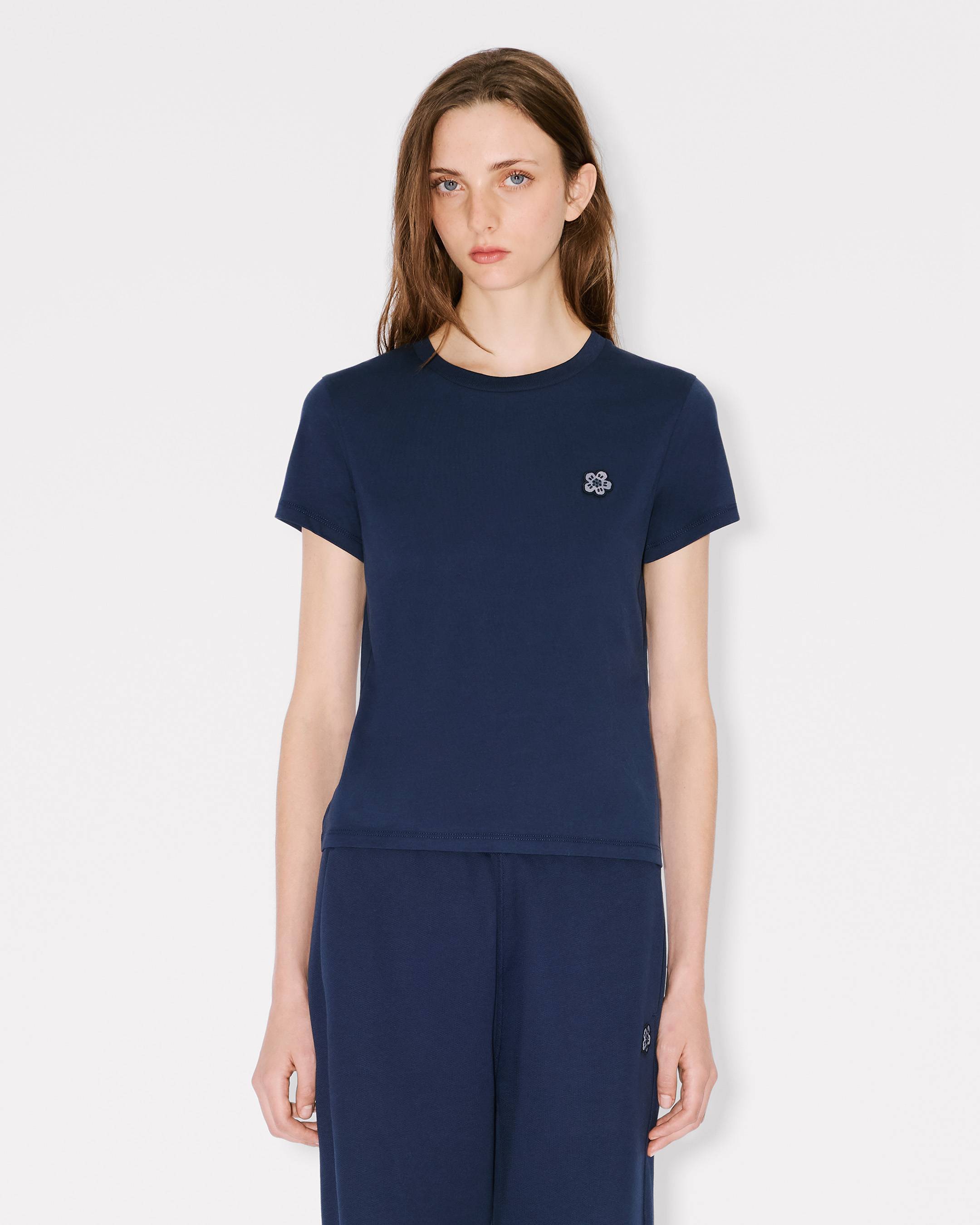 'Boke Flower' embroidered T-shirt in cotton