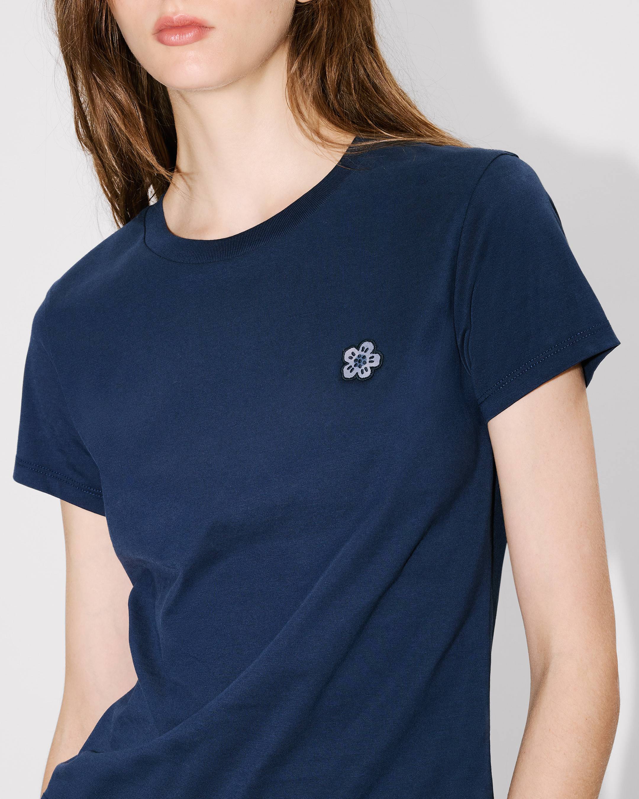 'Boke Flower' embroidered T-shirt in cotton