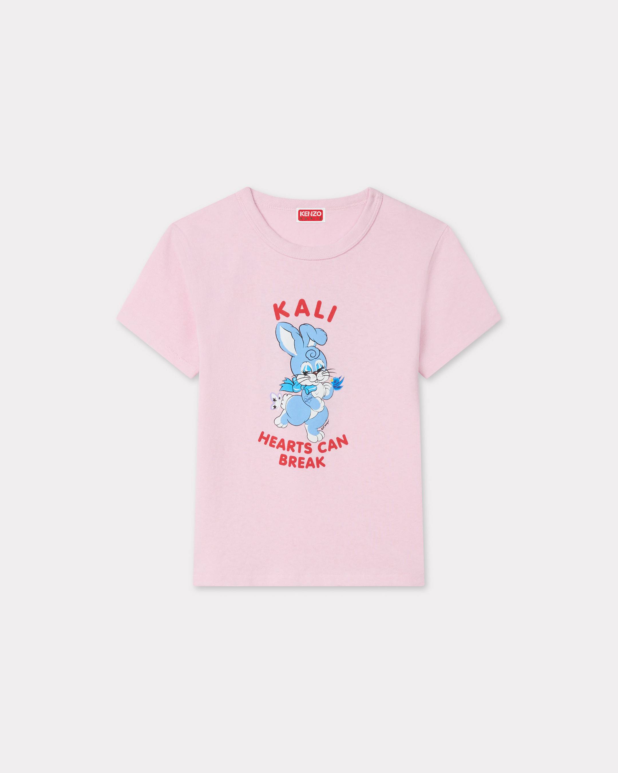 KENZO ' Cartoon' K@Li T-shirt , Woman, Flamingo Pink, Size M, Cotton