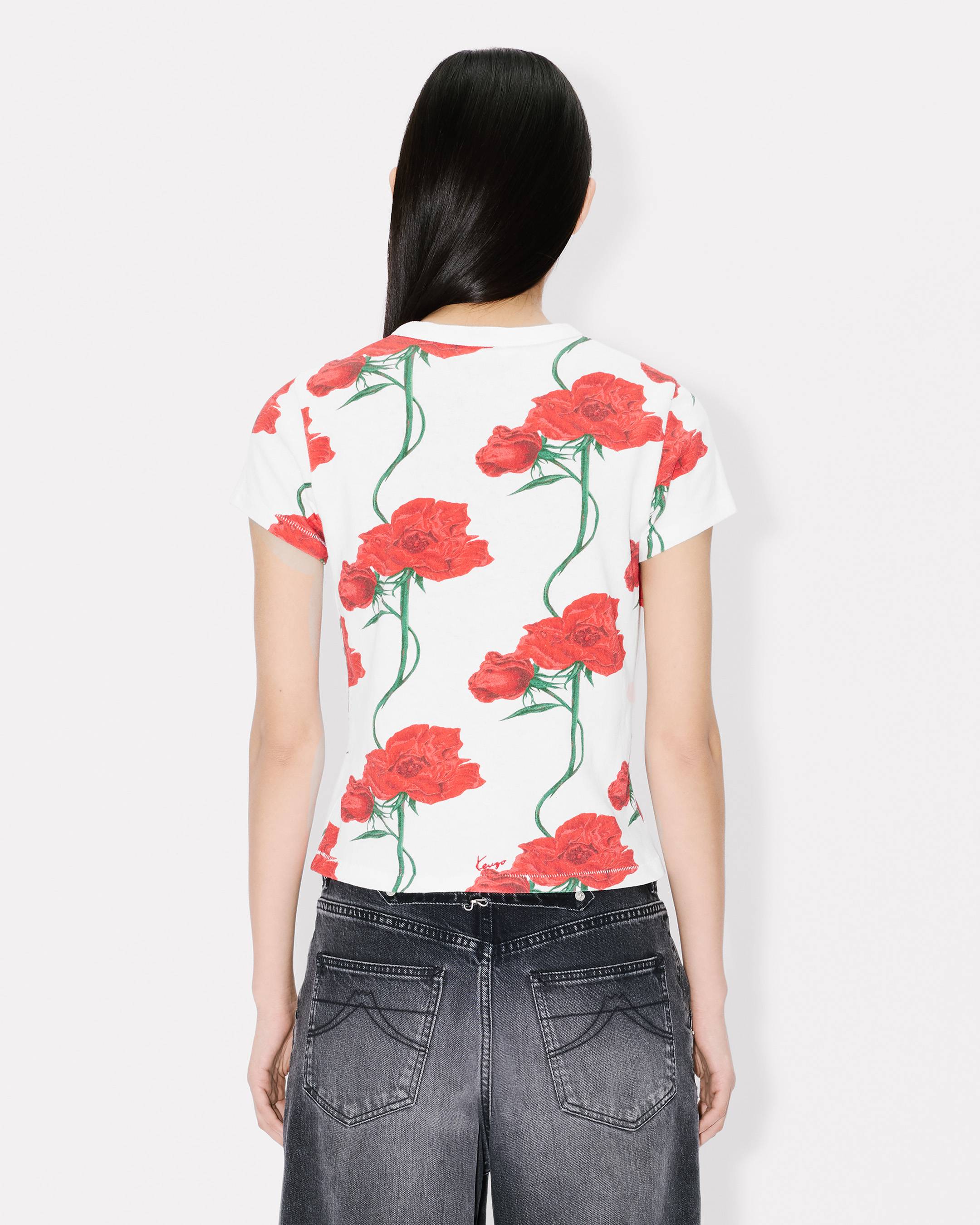 'KENZO Archive Rose' T-shirt in cotton