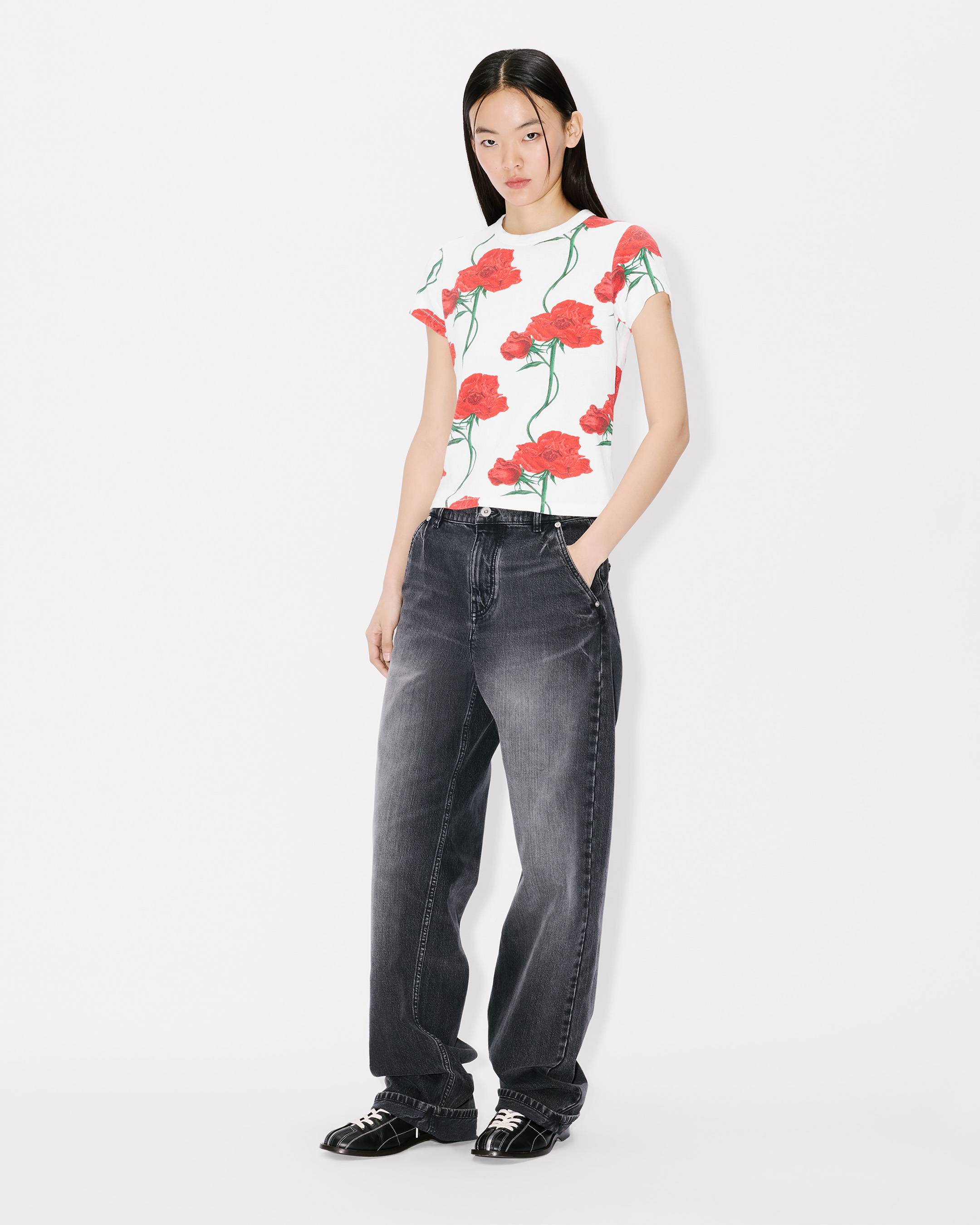 'KENZO Archive Rose' T-shirt in cotton