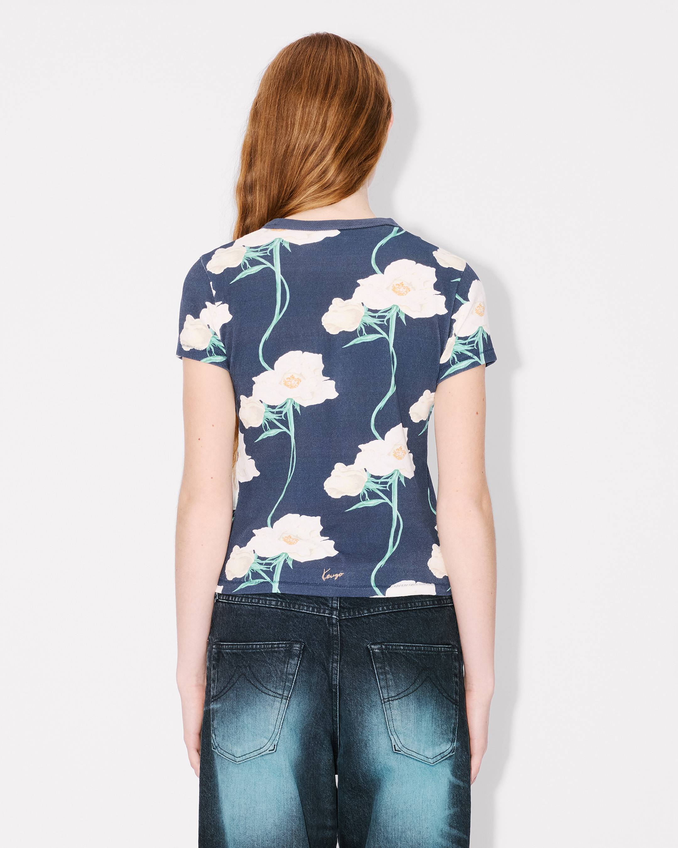 T-Shirt &bdquo;KENZO Archive Rose&ldquo; aus Baumwolle