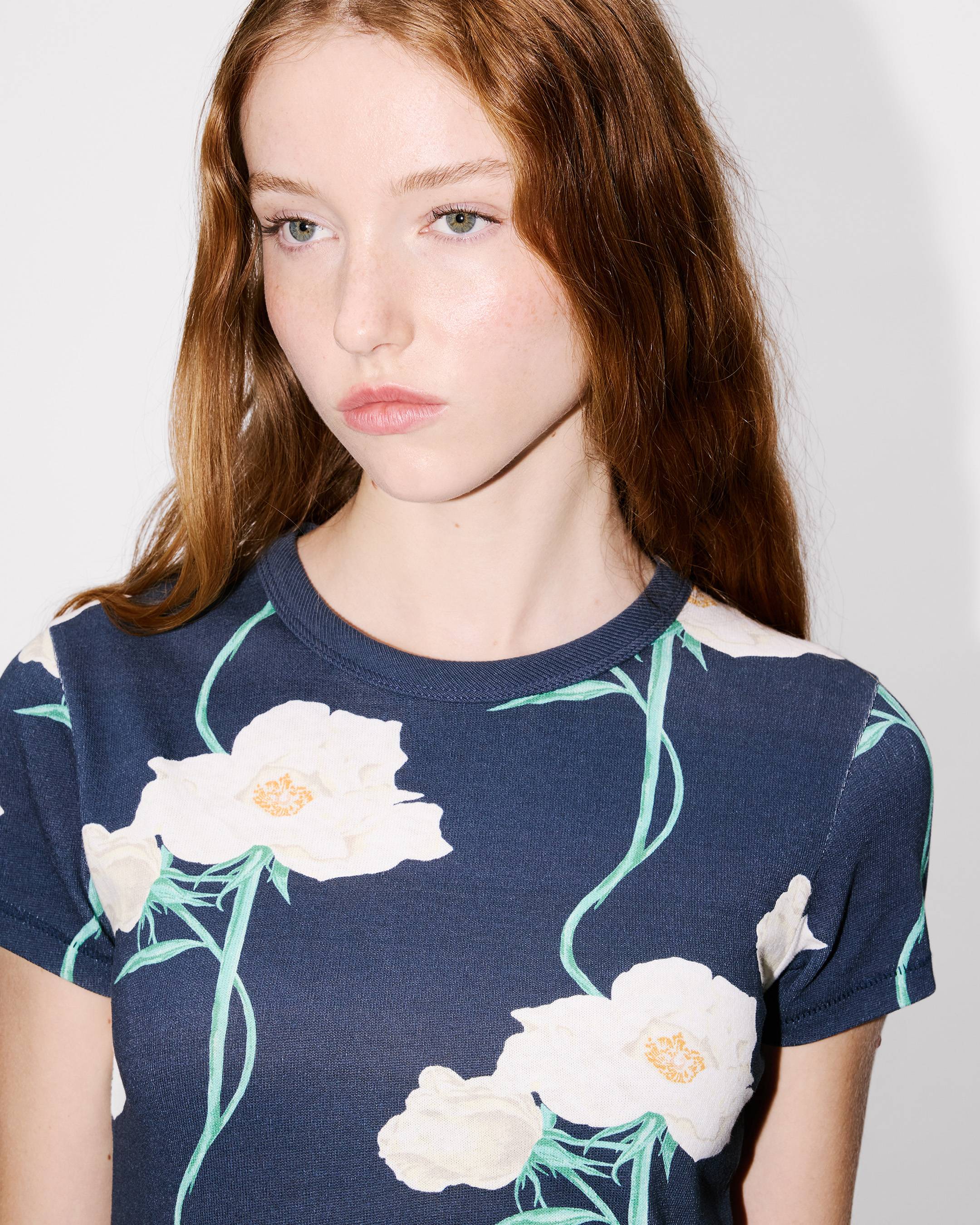 T-Shirt &bdquo;KENZO Archive Rose&ldquo; aus Baumwolle