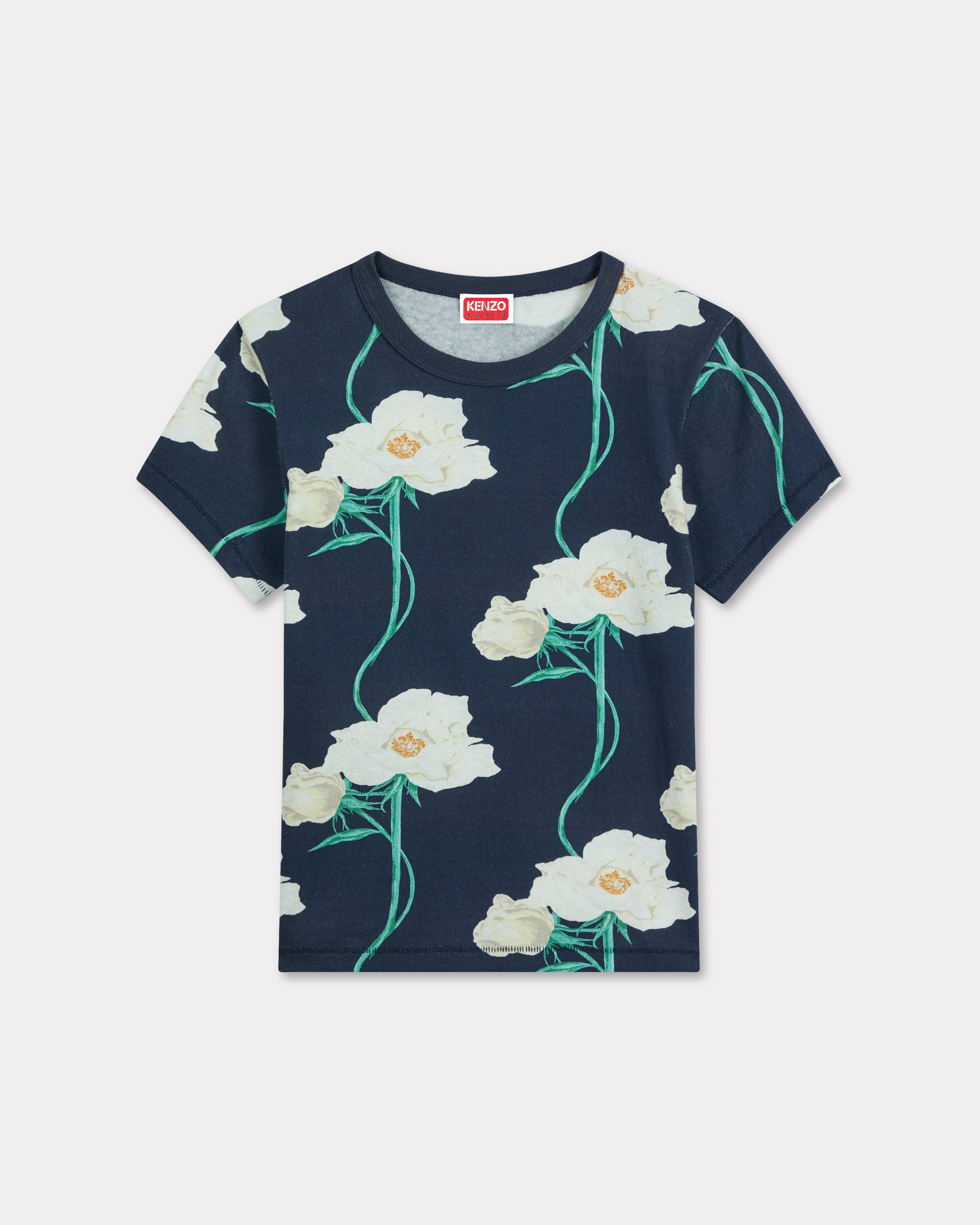 T-Shirt &bdquo;KENZO Archive Rose&ldquo; aus Baumwolle