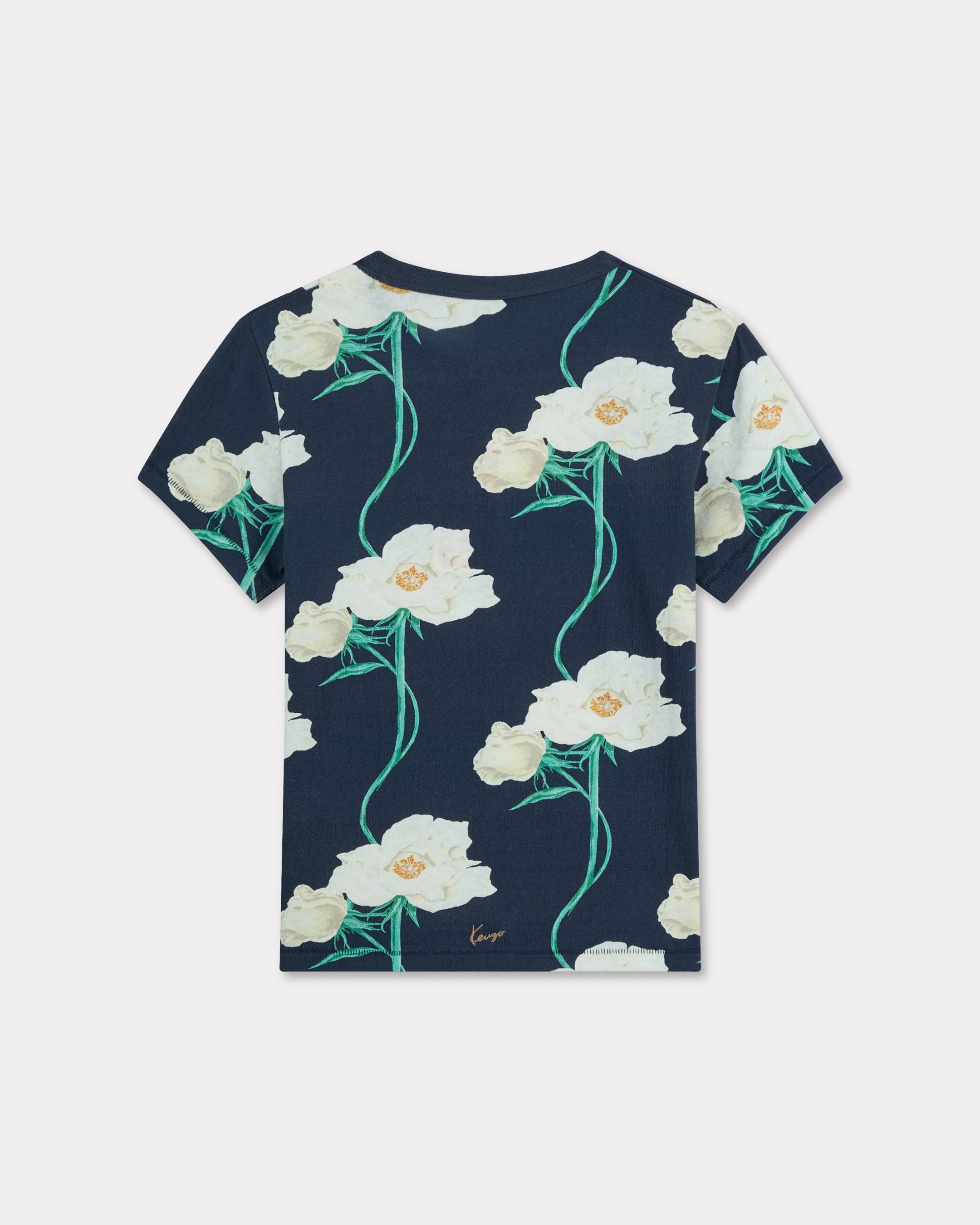 T-Shirt &bdquo;KENZO Archive Rose&ldquo; aus Baumwolle