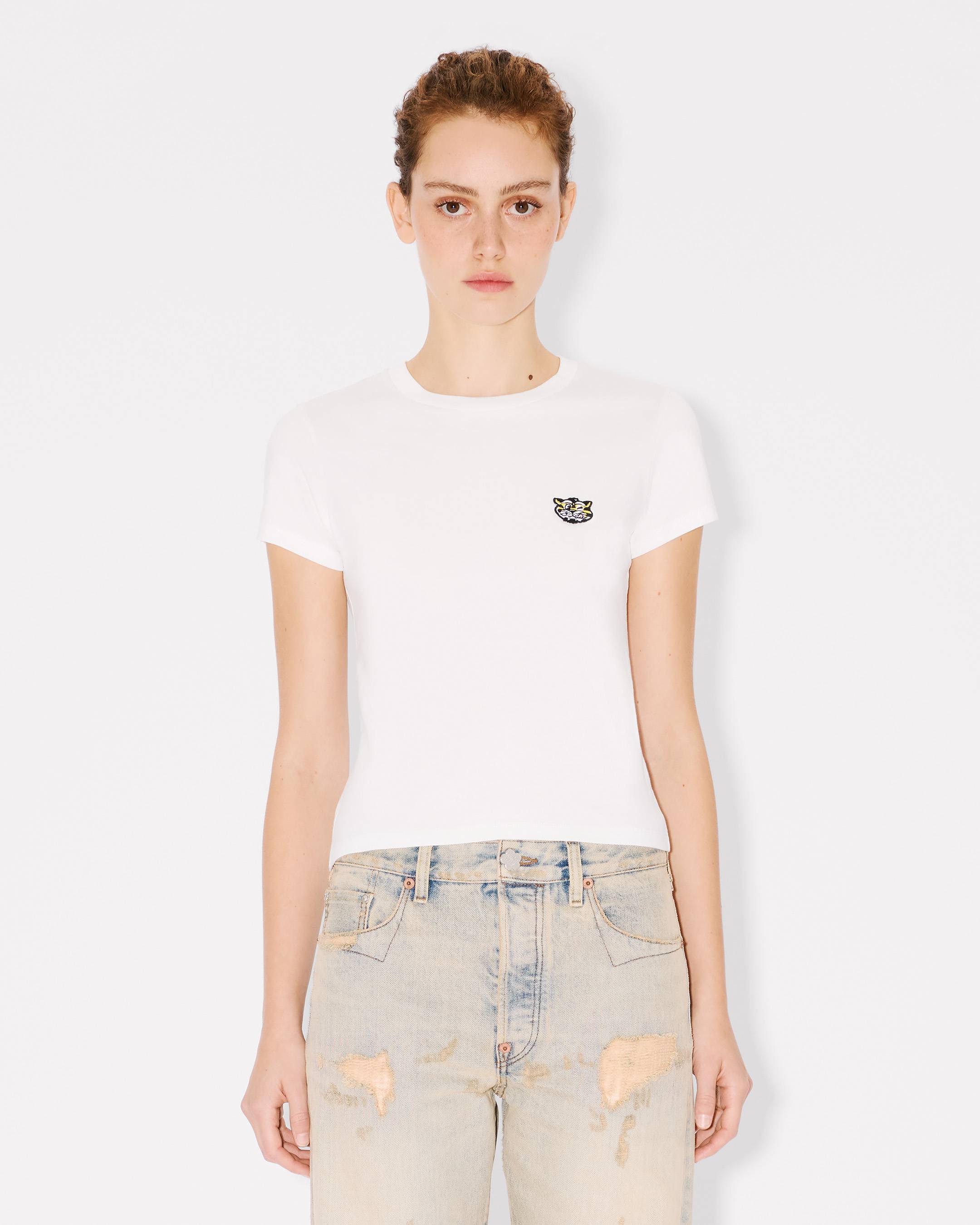 'KENZO Wild Tiger' embroidered T-shirt in cotton