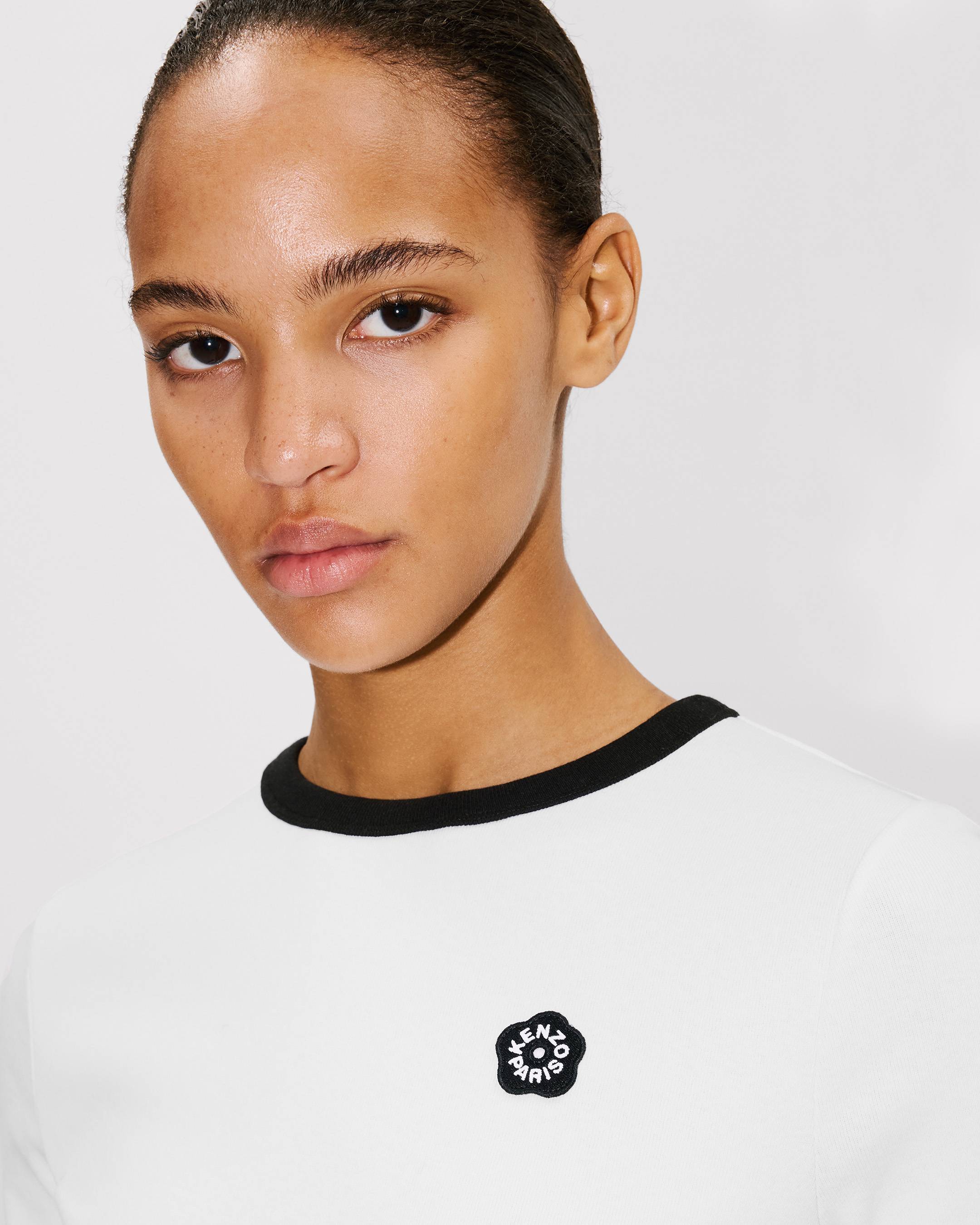 Boke Flower 2.0' embroidered T-shirt in cotton | Women's | KENZO