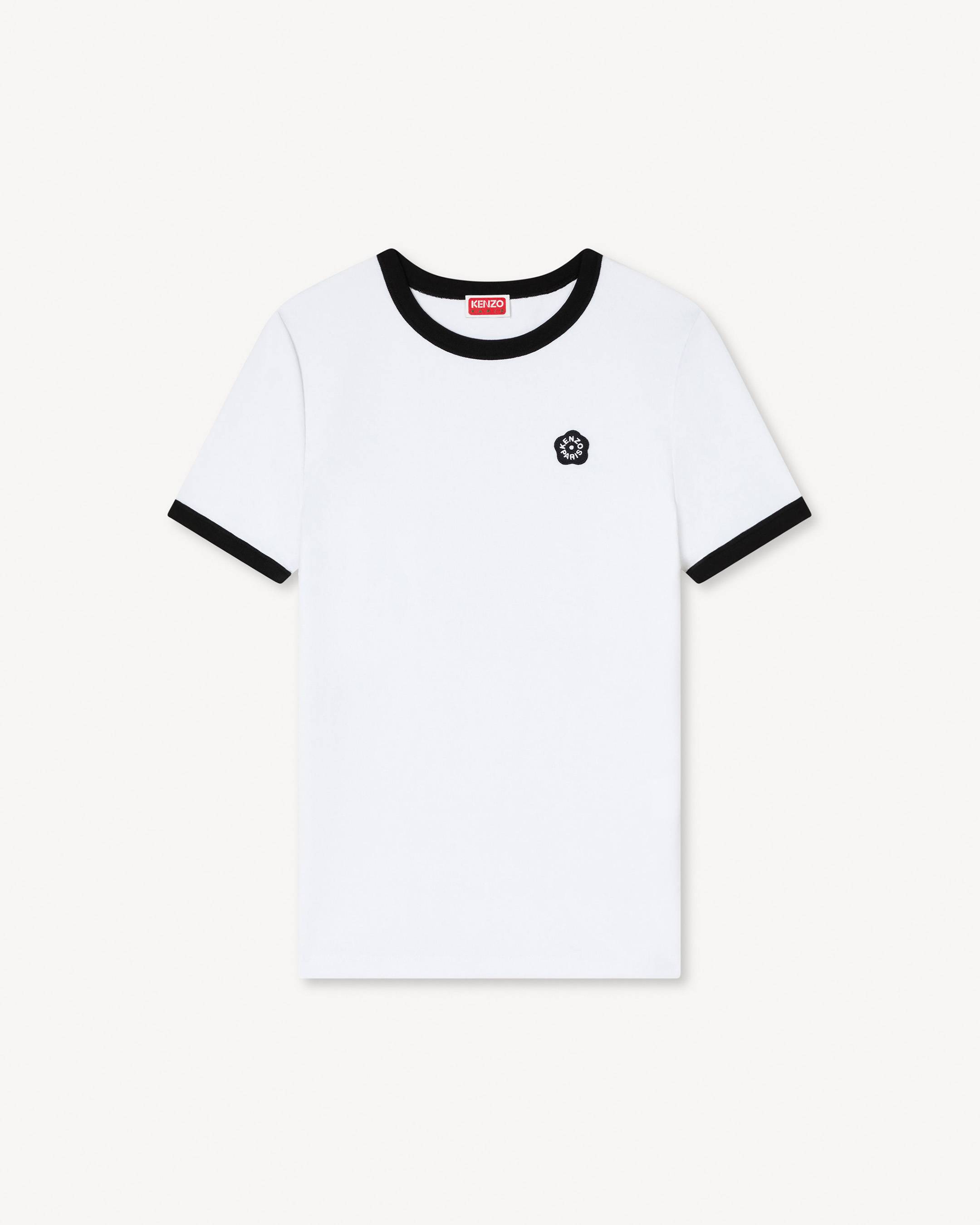 KENZO 'Boke Flower 2.0' Embroidered T-shirt In Cotton White - Womens Size S