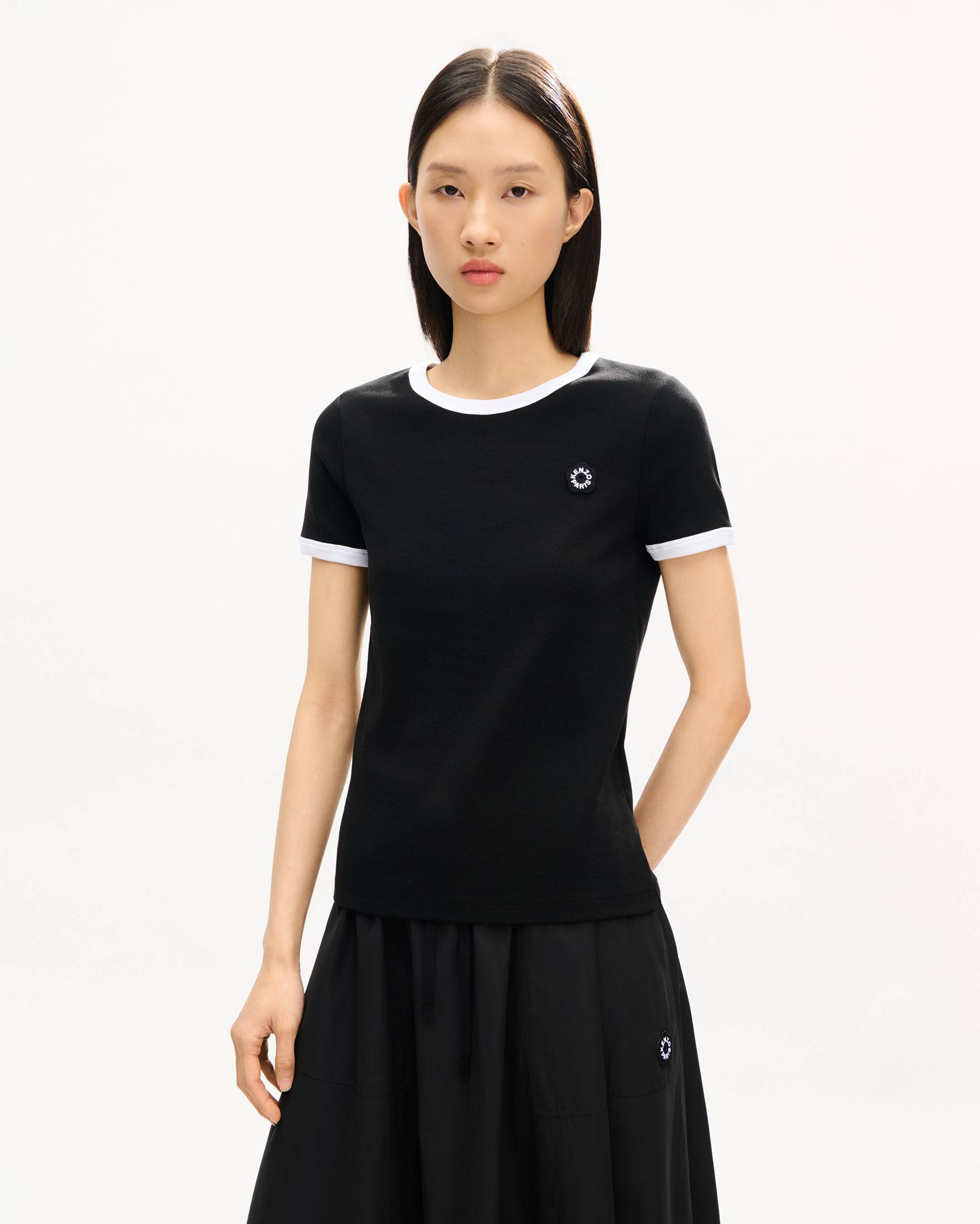 'Boke Flower 2.0' embroidered T-shirt in cotton