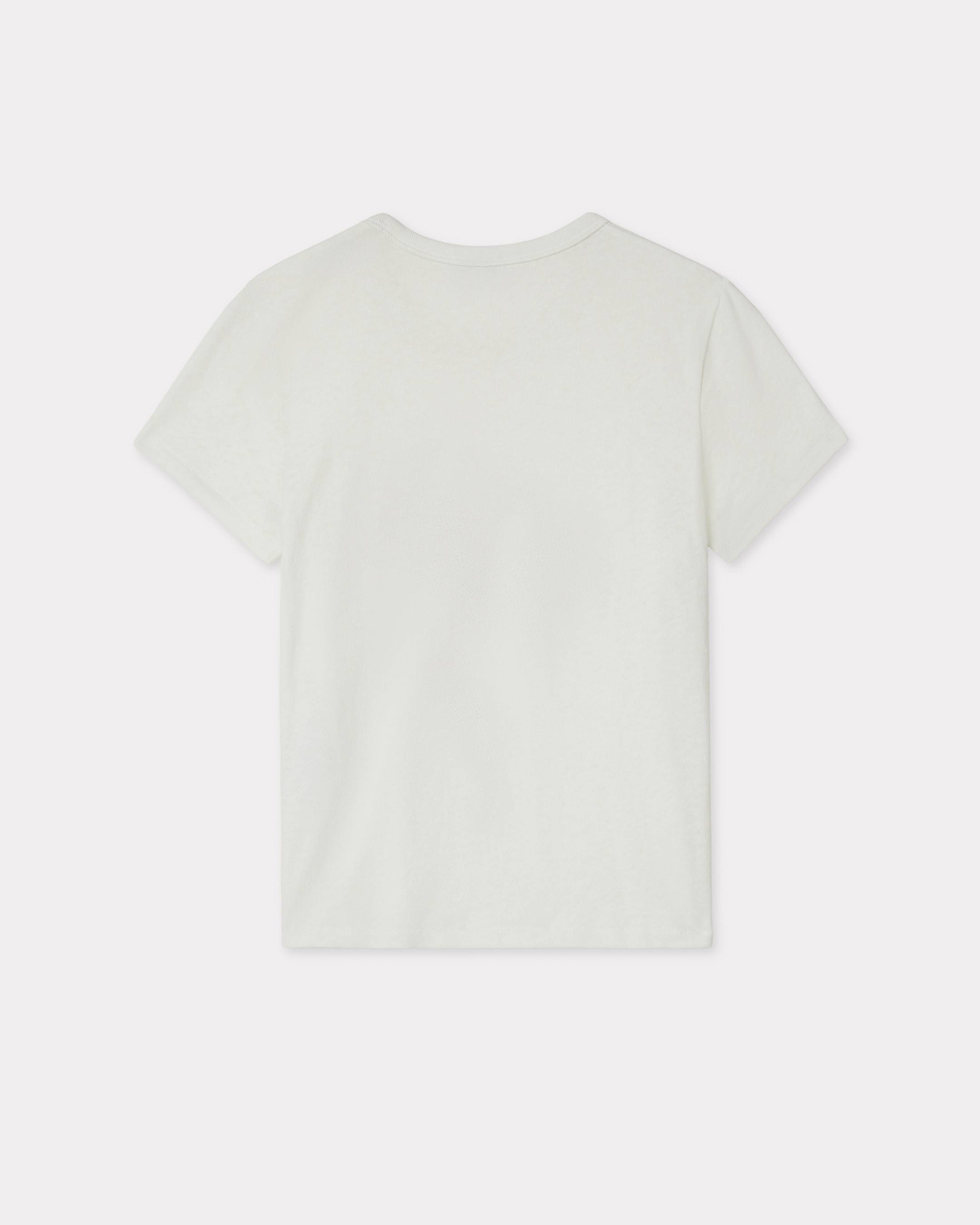 Konturiertes T-Shirt &bdquo;KENZO Archive Rose&ldquo; aus Baumwolle