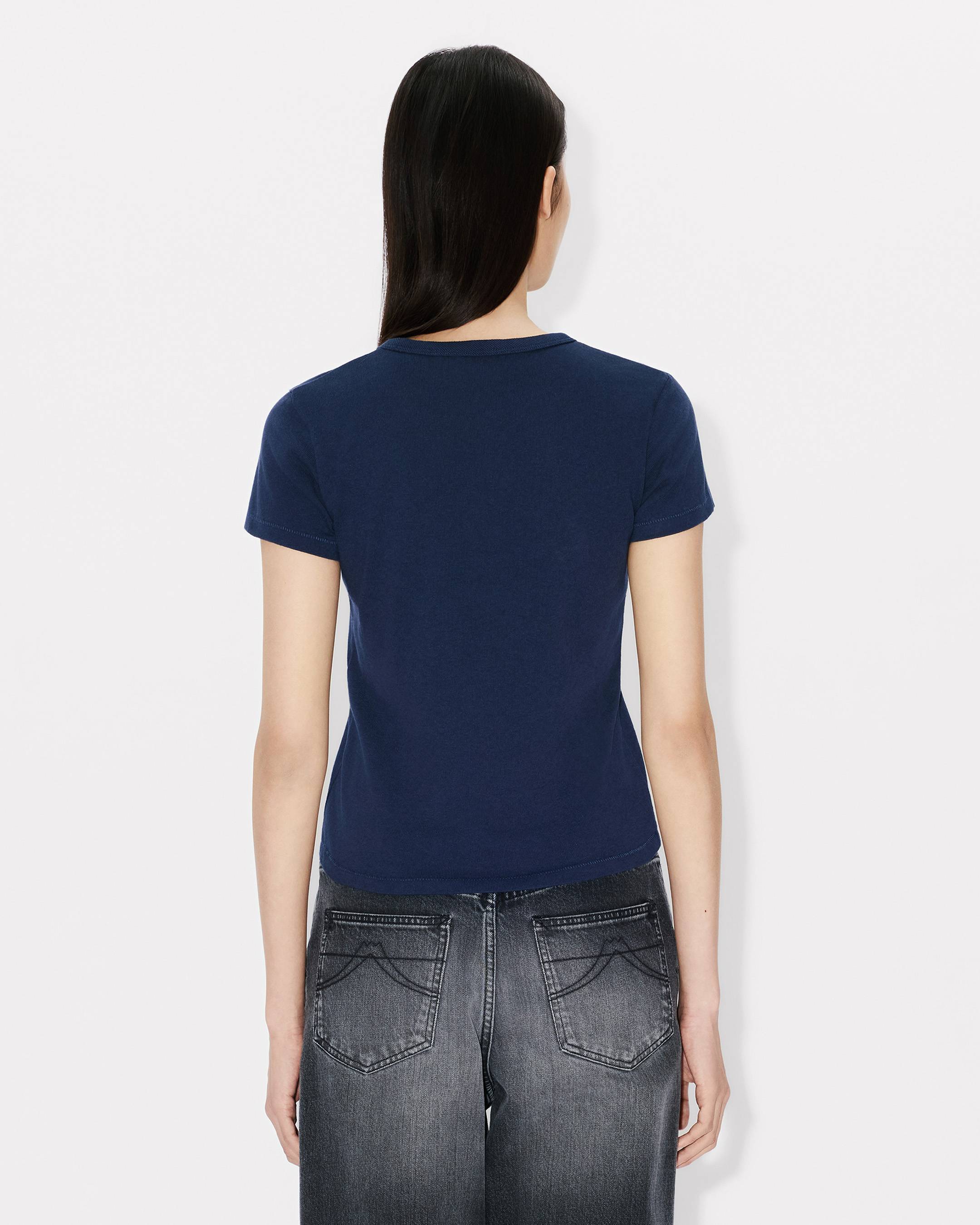 Konturiertes T-Shirt &bdquo;KENZO Archive Rose&ldquo; aus Baumwolle