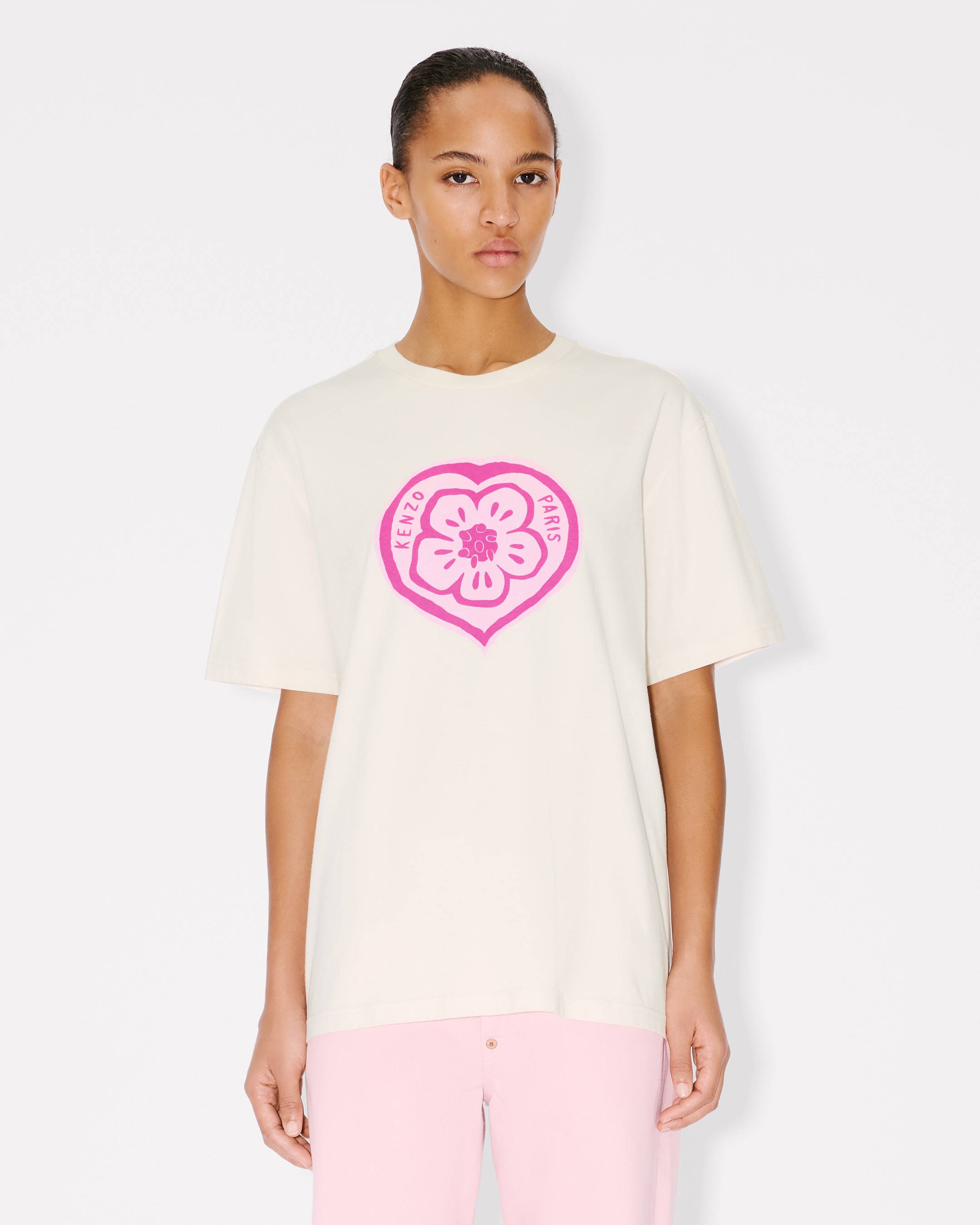 'KENZO Boke Heart' loose T-shirt in cotton