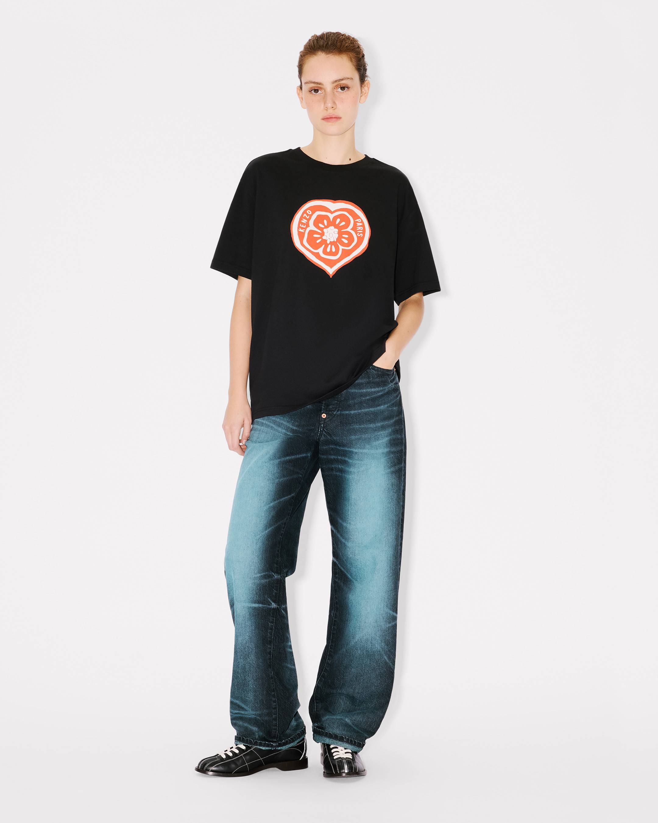 T-shirt loose in cotone 'KENZO Boke Heart'