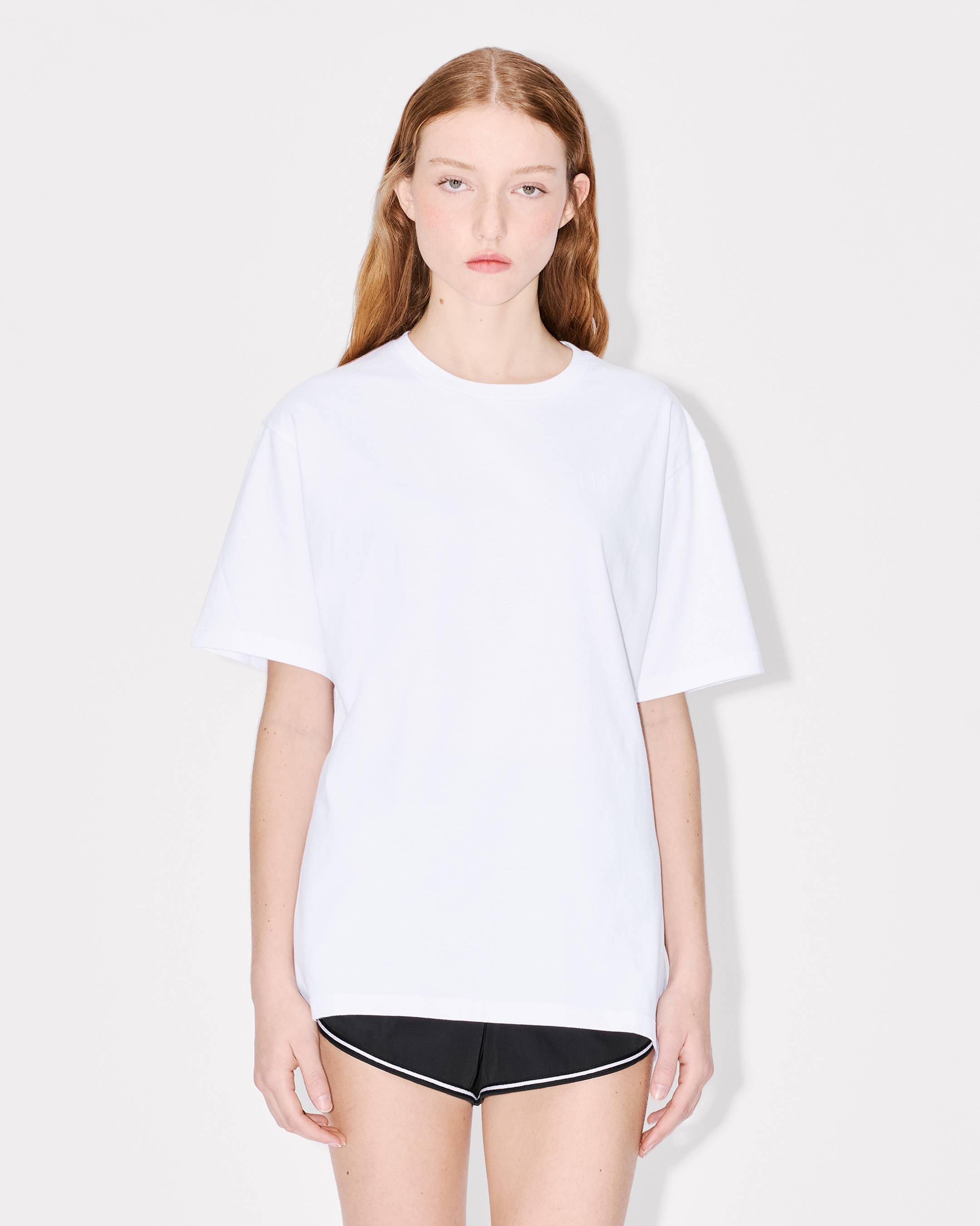 T-shirt ample brod&eacute; 'Boke Flower 2.0' en coton