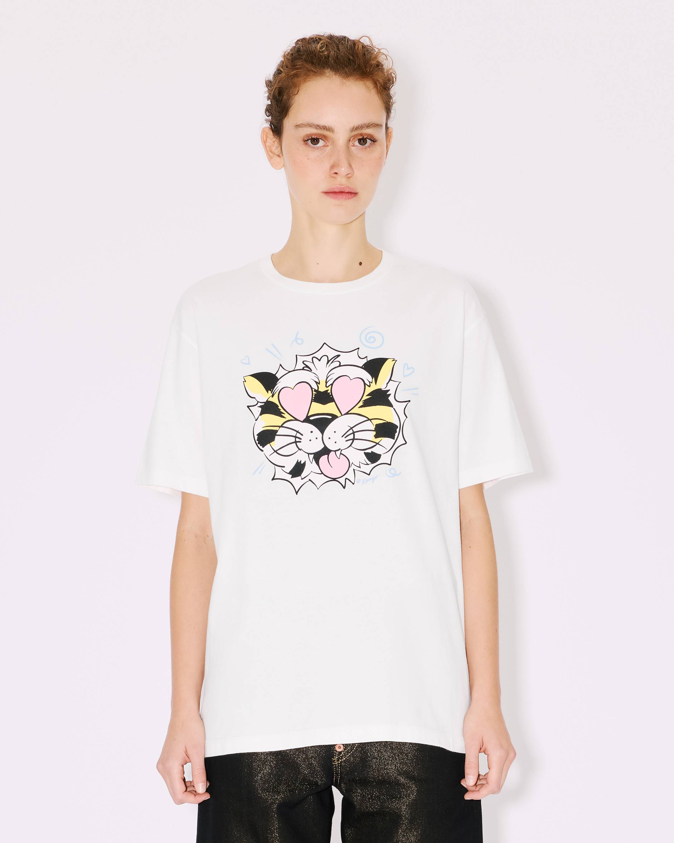 'KENZO Wild Tiger' loose T-shirt in cotton