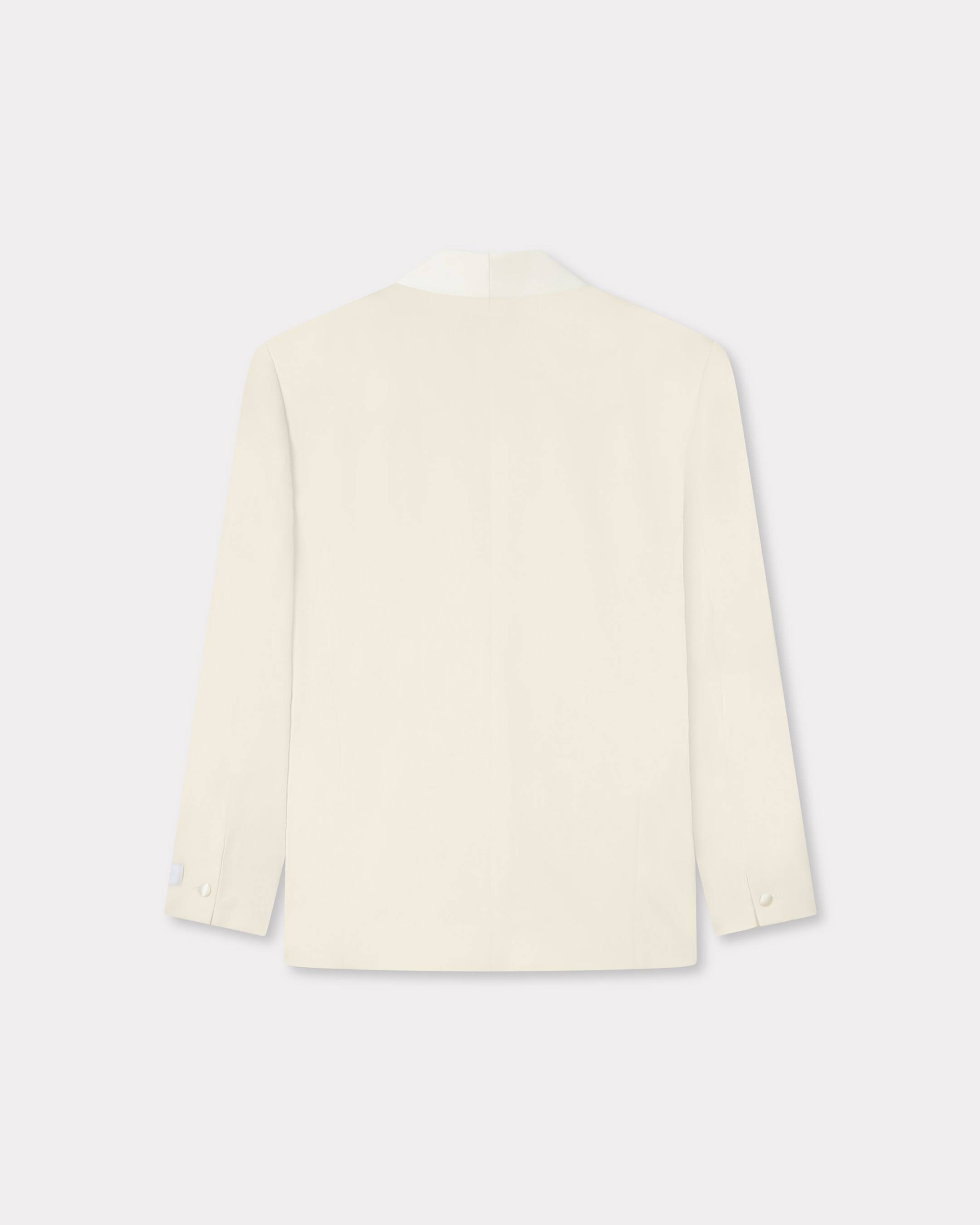 Single breasted kimono blazer in virgin wool